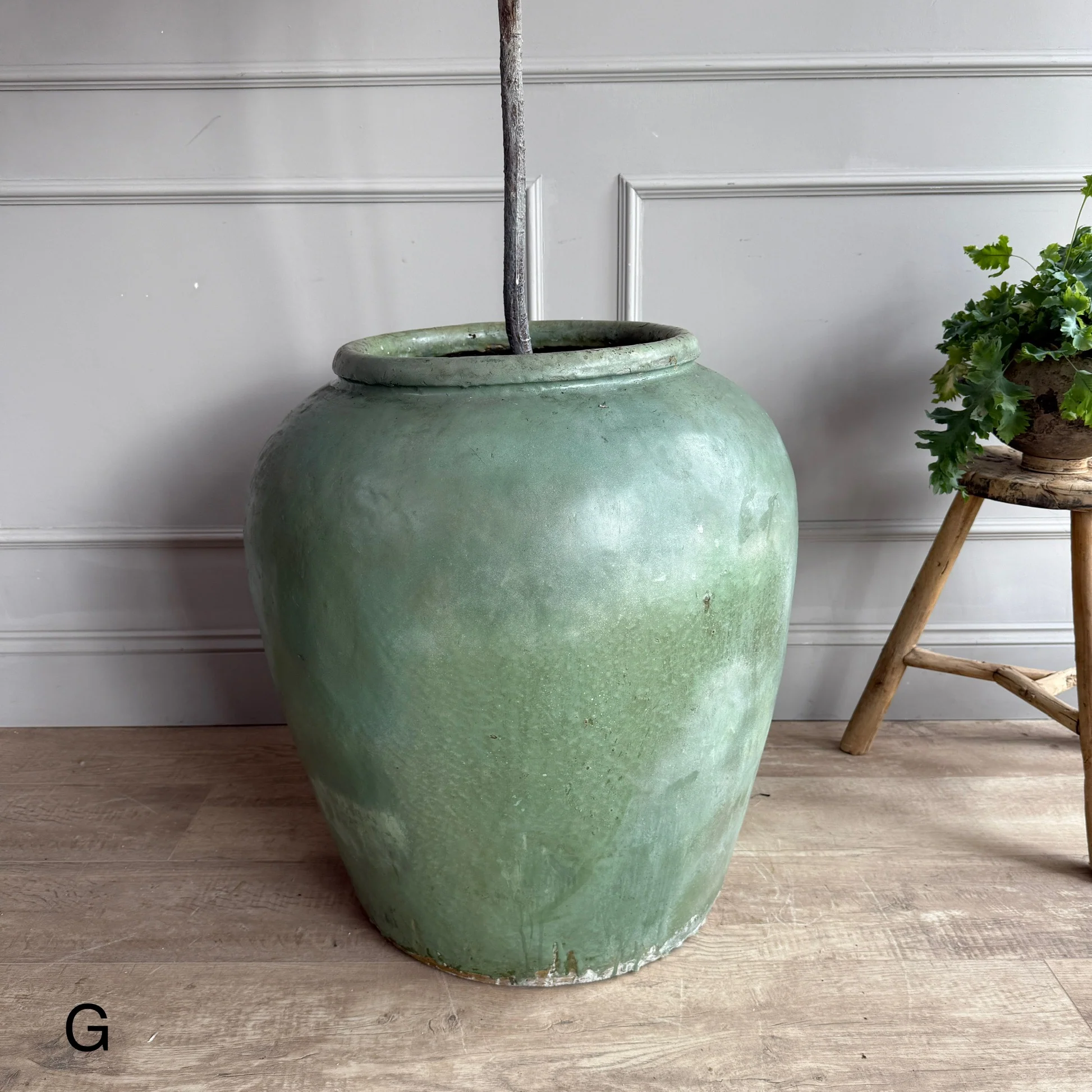 Extra Large Jade Antique Urn - Image 21