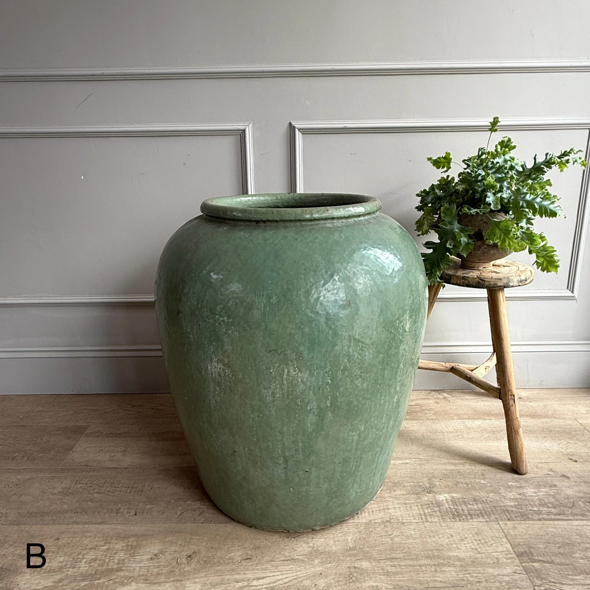 Extra Large Jade Antique Urn - Image 6