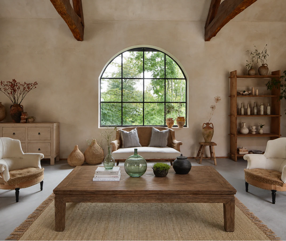 Extra Large salvaged dark wood coffee table | Stow