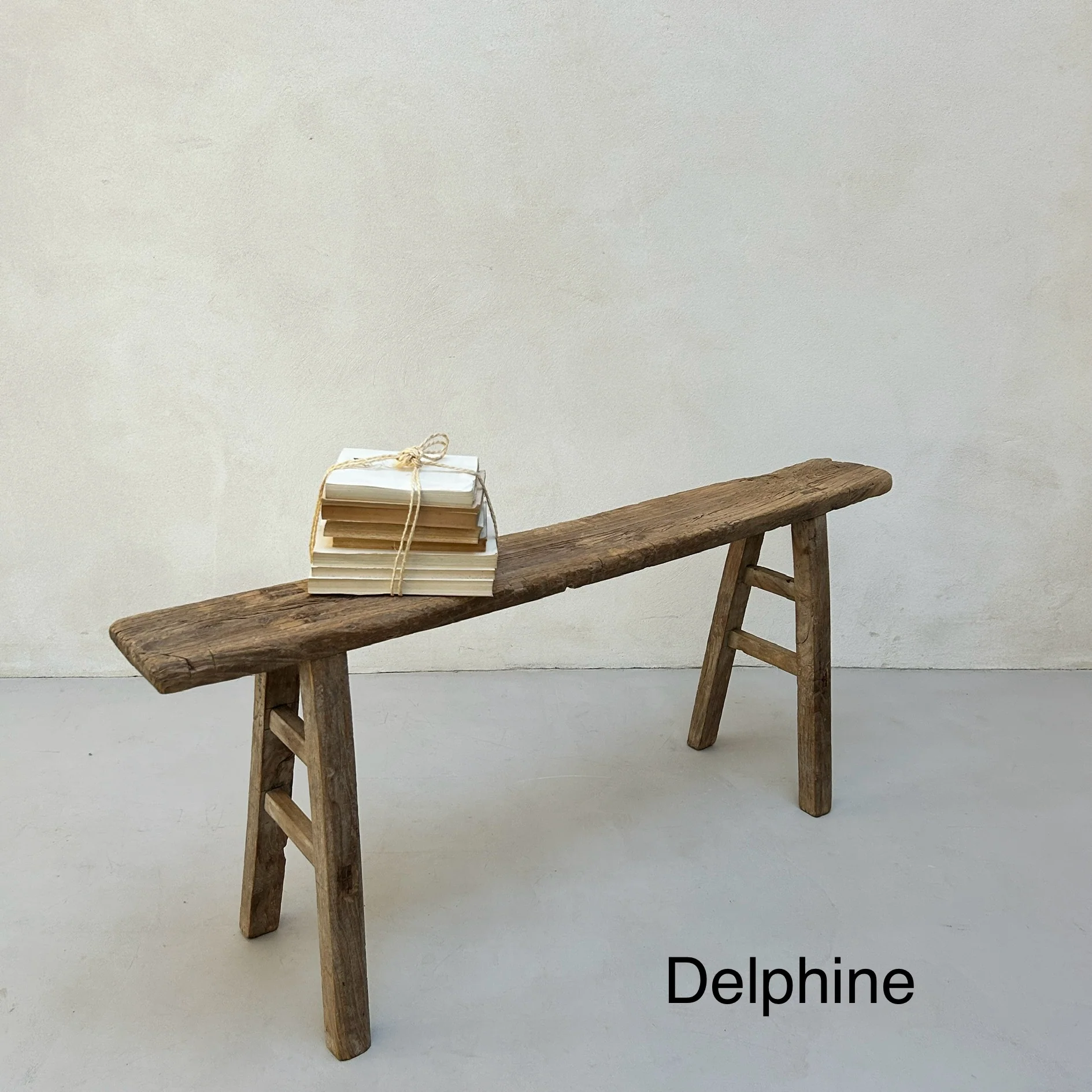 Extra Long Rustic Antique Bench | 122 to 150cm long - Image 3
