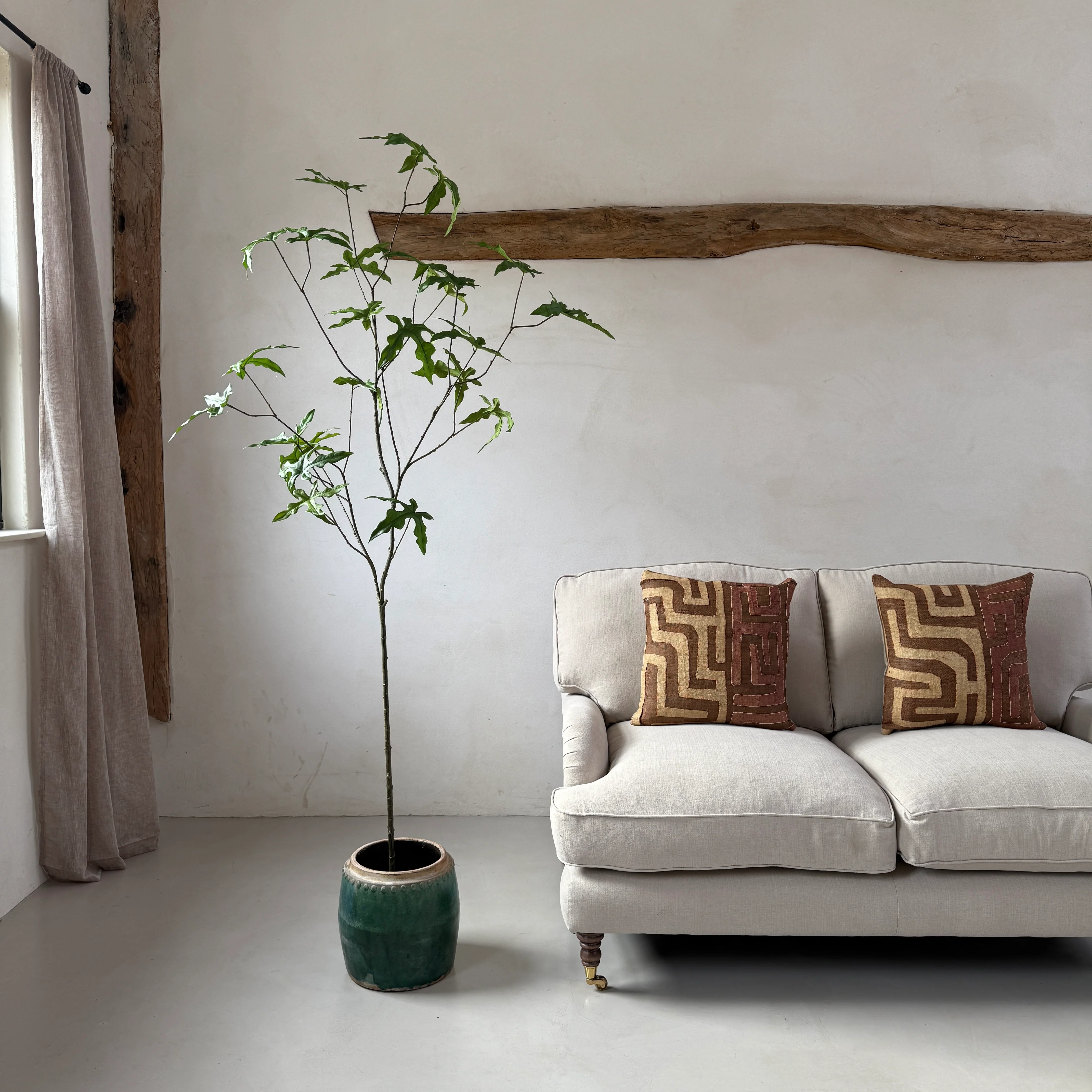 Faux potted fig tree 210cm