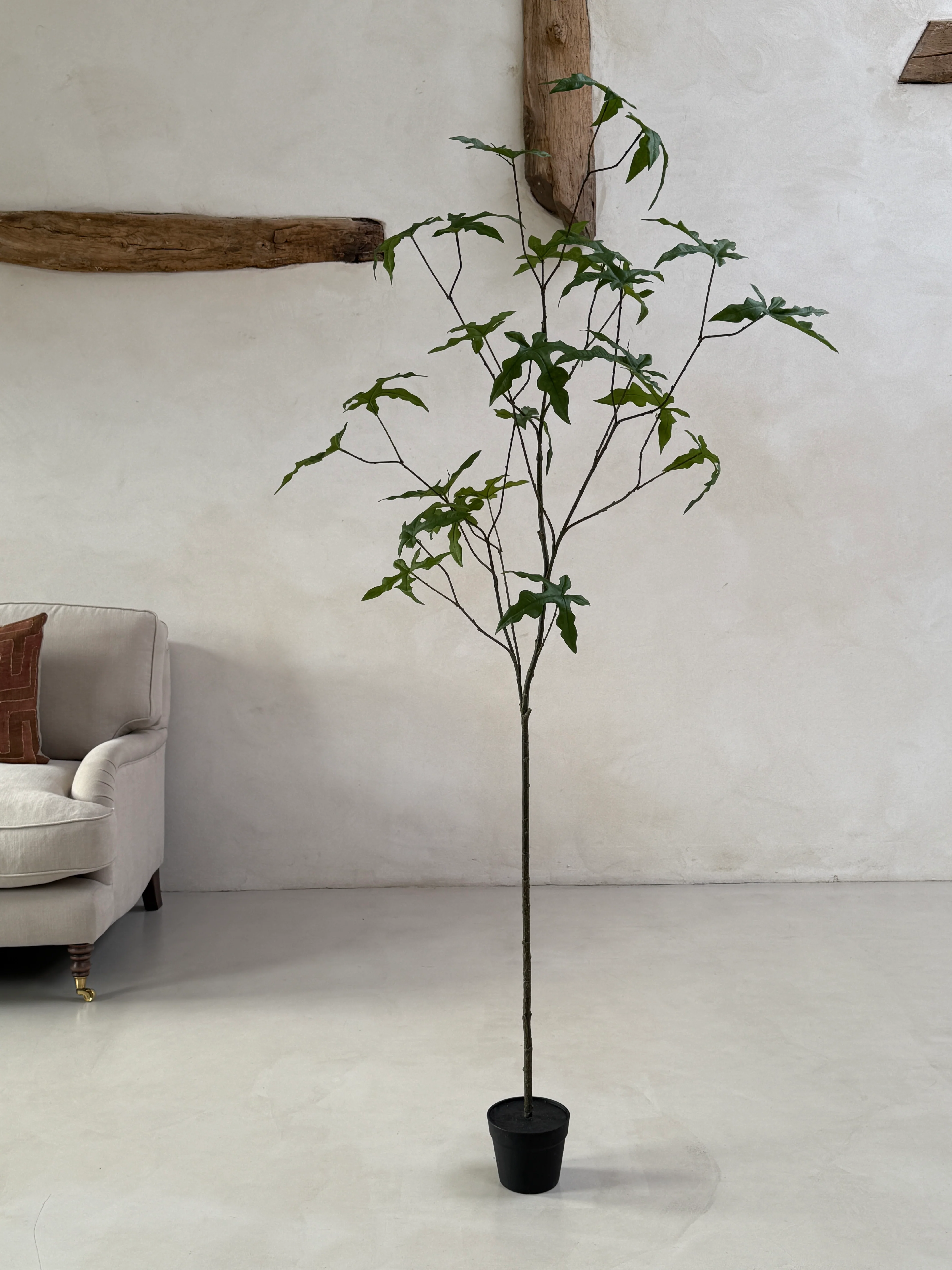 Faux potted fig tree 210cm - Image 6