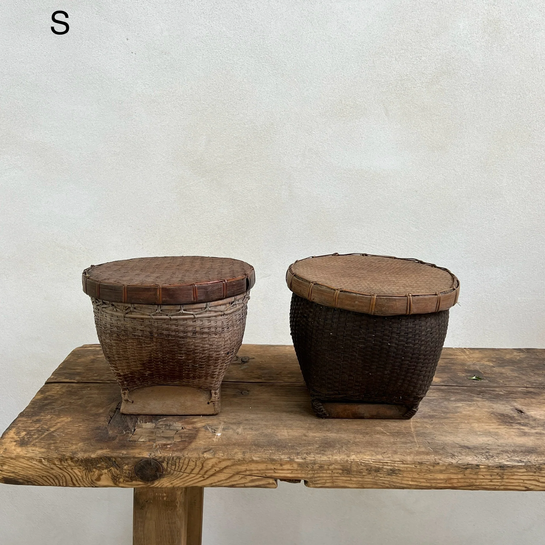 Fine weave vintage Bintan basket - Image 5