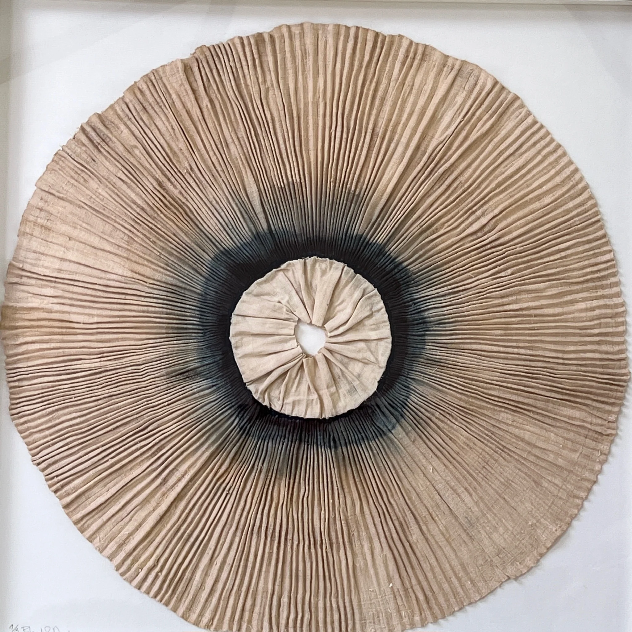 Framed Antique Tribal Pleated Skirt - Image 17