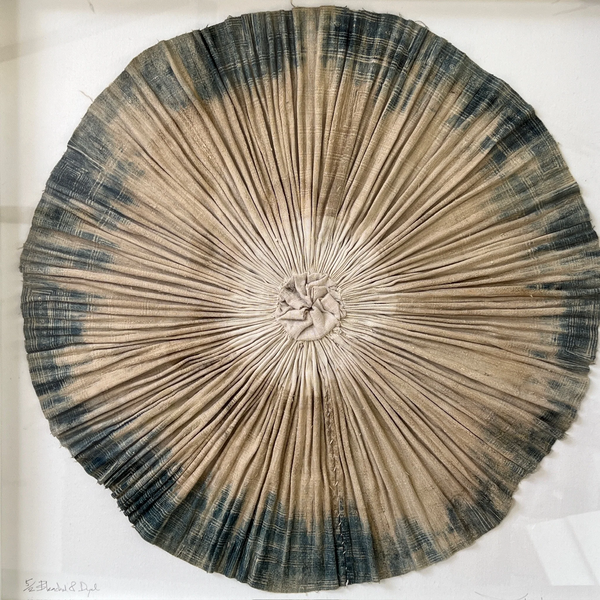 Framed Antique Tribal Pleated Skirt - Image 18