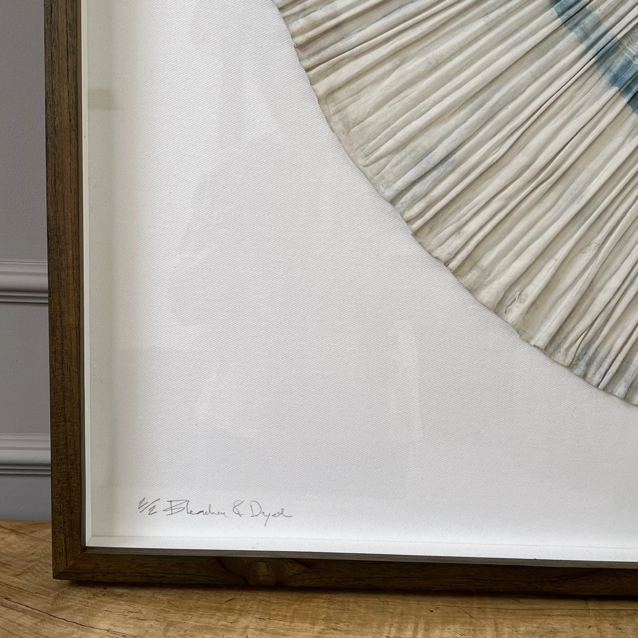 Framed Antique Tribal Pleated Skirt - Image 7