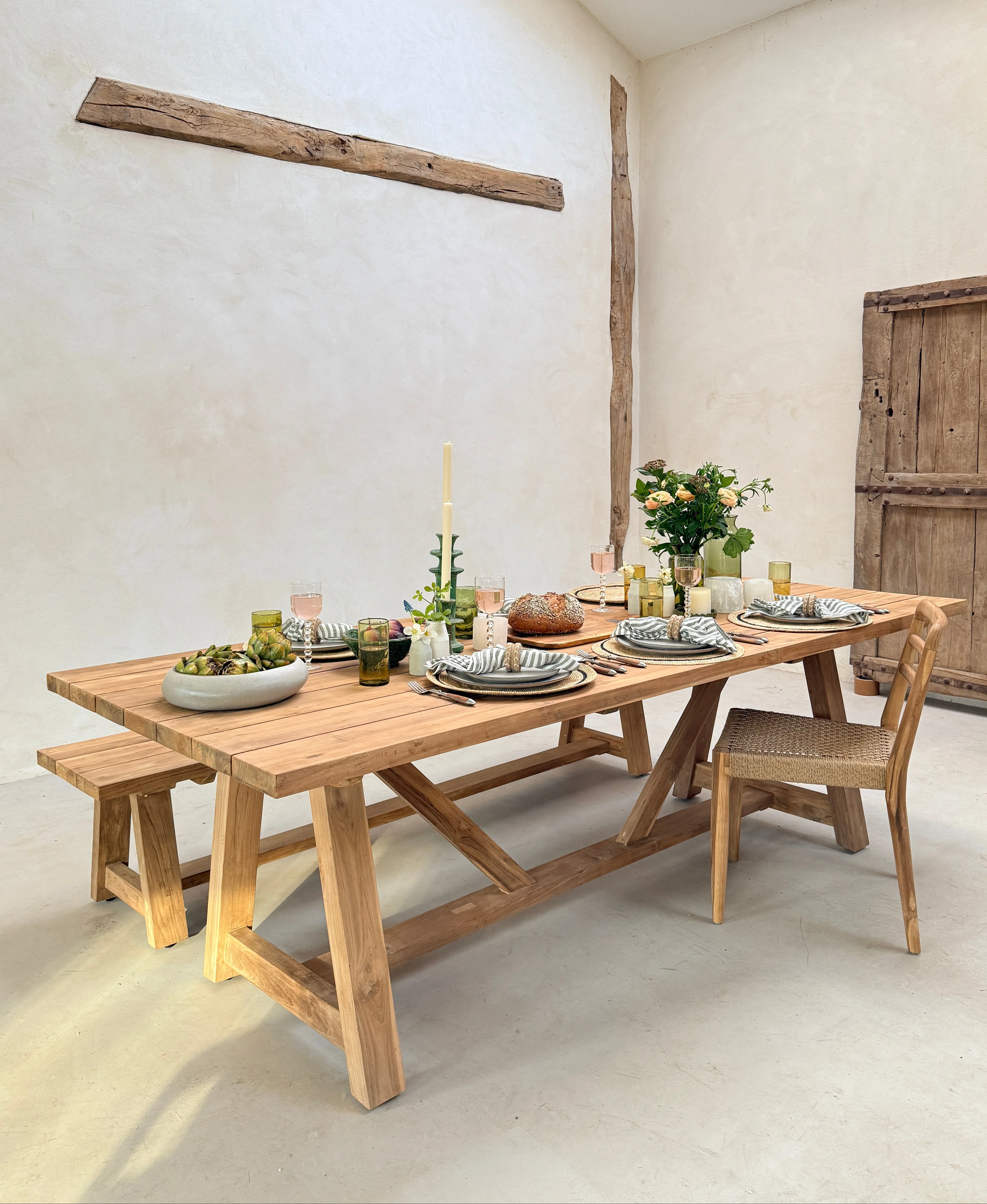 Garden Dining Table 240cm | Bruton - Image 11