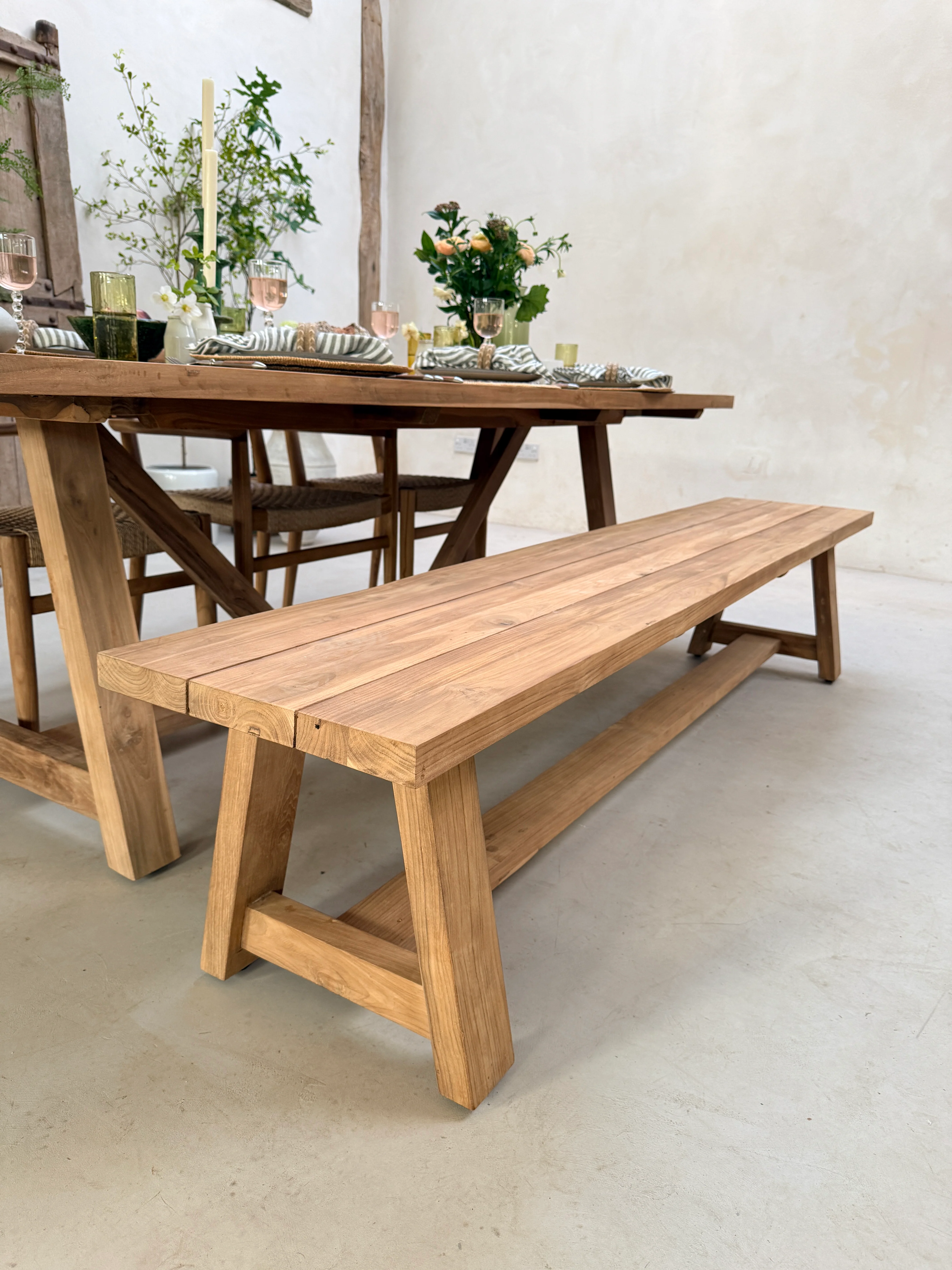 Garden Dining Table 240cm | Bruton - Image 17