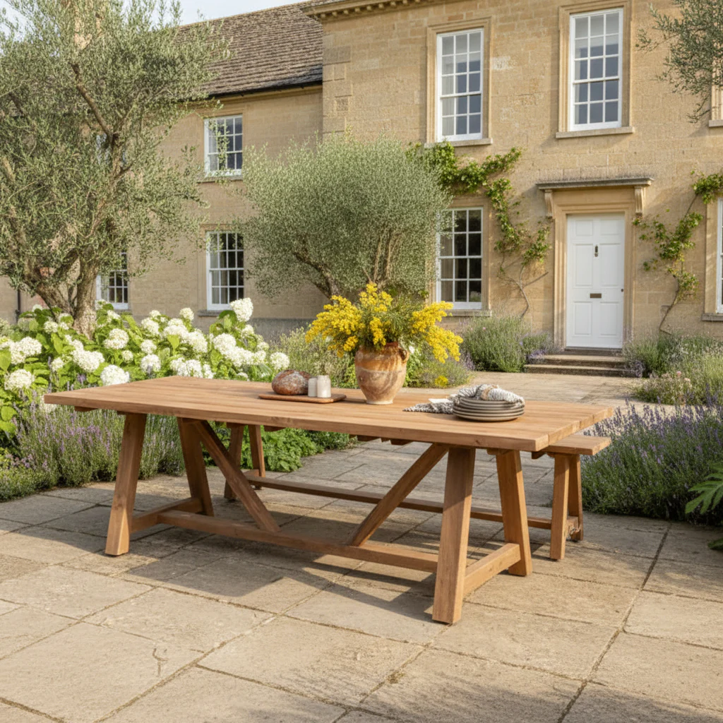Garden Dining Table 240cm | Bruton - Image 2