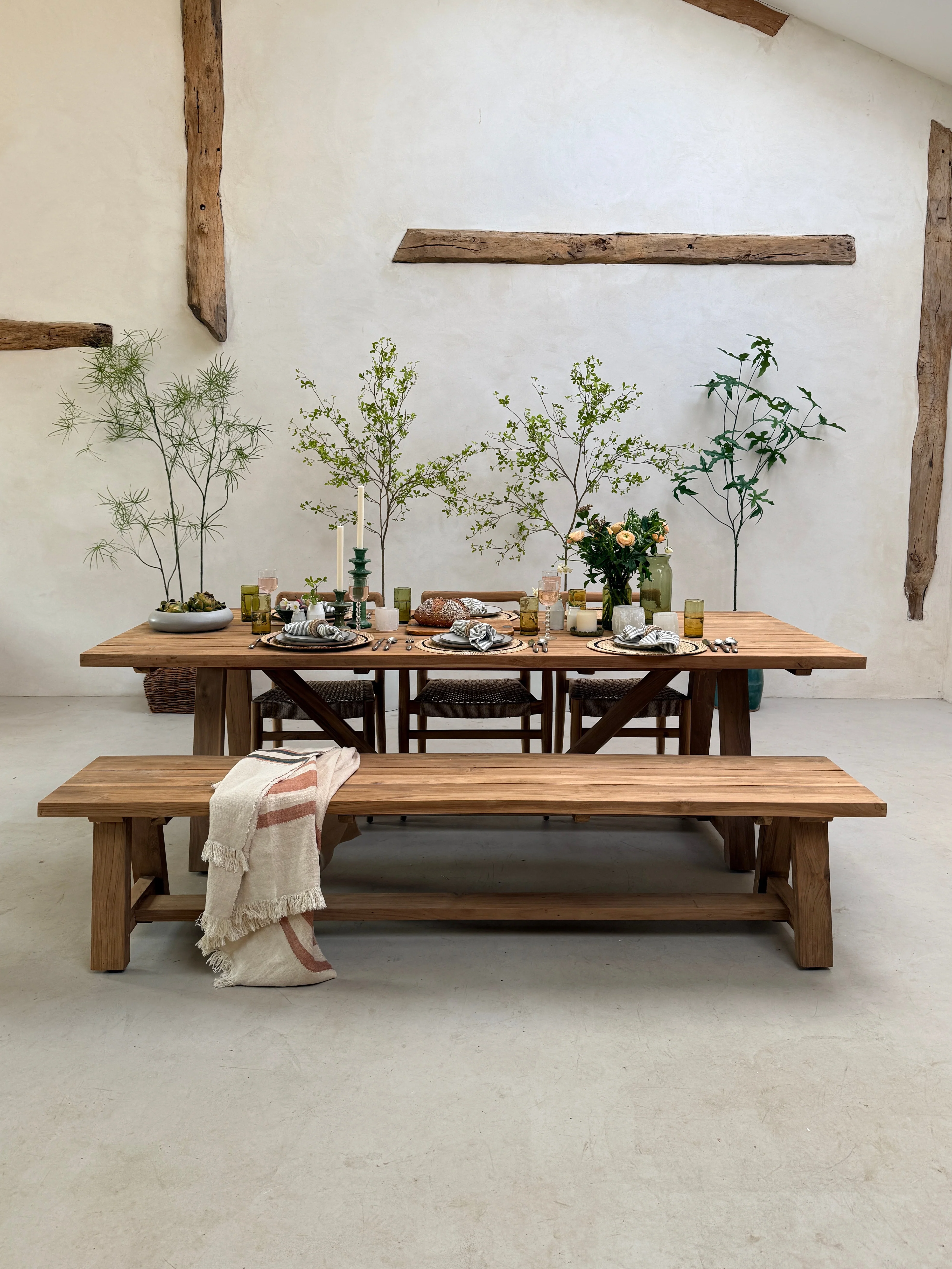 Garden Dining Table 240cm | Bruton - Image 7