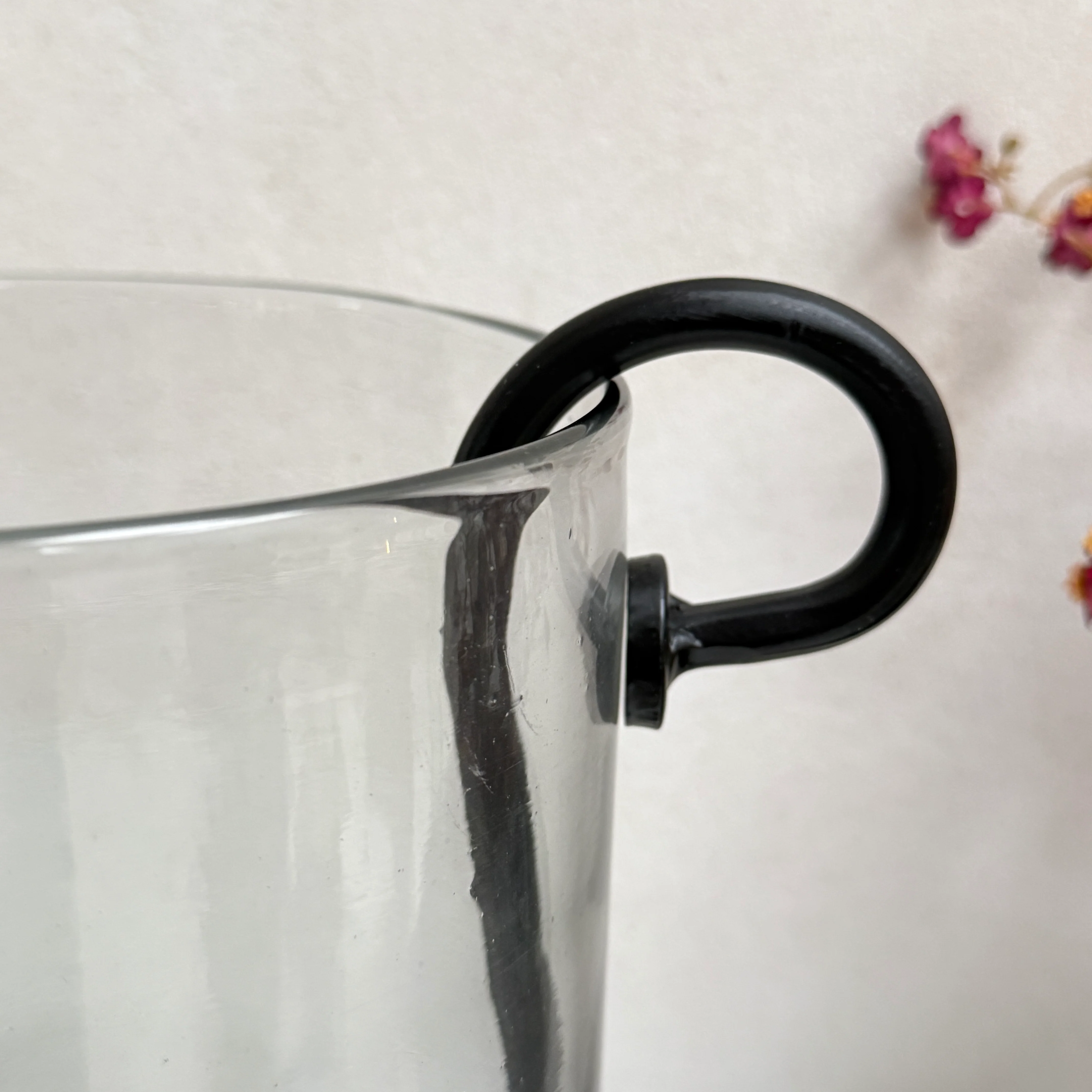 Glass hurricane lantern and candle holder - Image 2