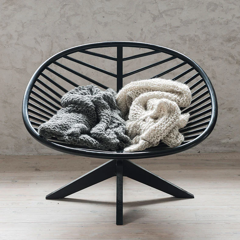 Gotland wool throw natural - Image 4