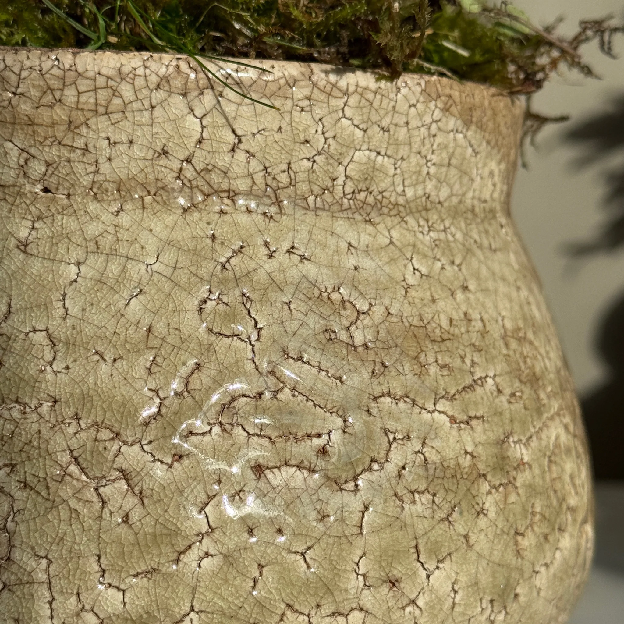 Green Crackle Glaze Pot | Vivian - Image 6