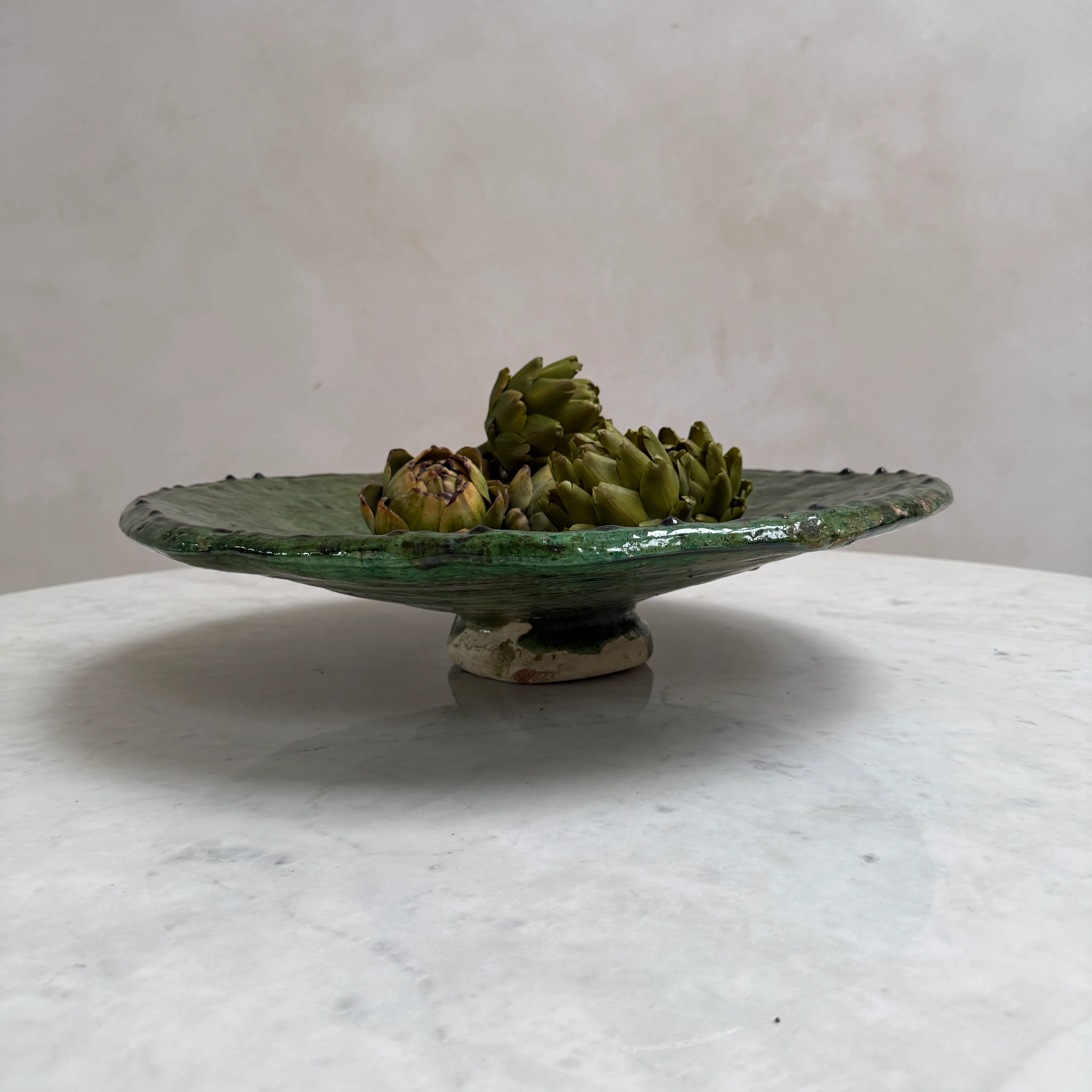 Green decorative Moroccan plate green | XL - Image 6