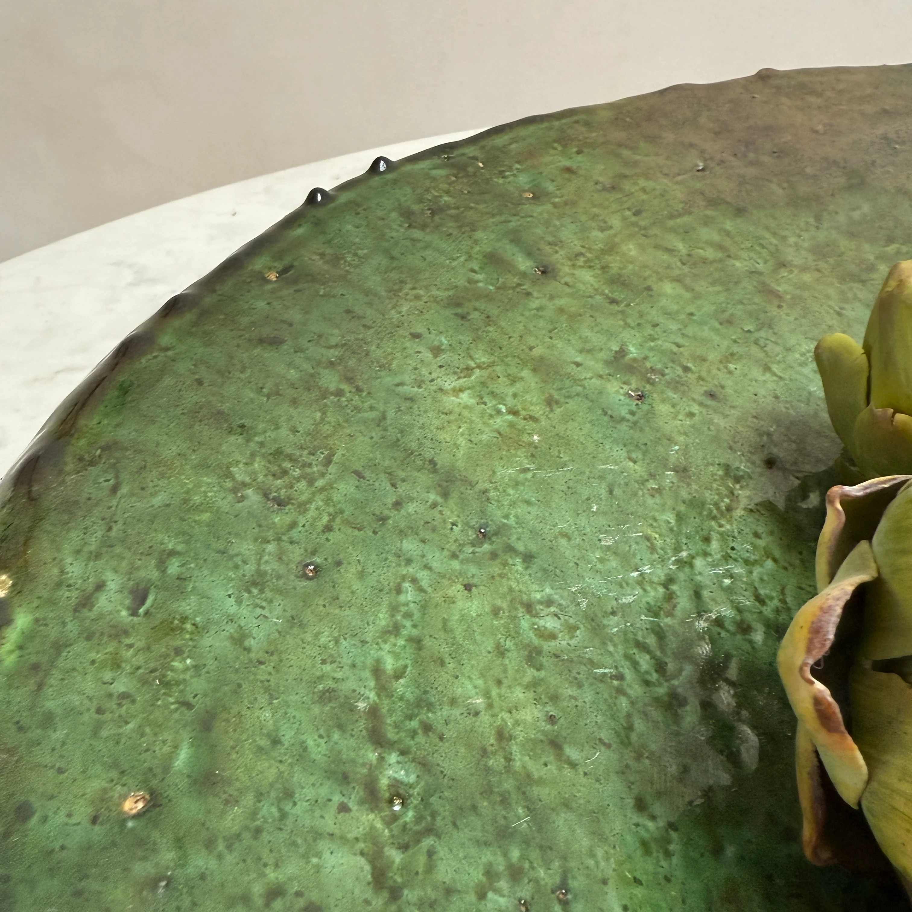 Green decorative Moroccan plate green | XL - Image 8