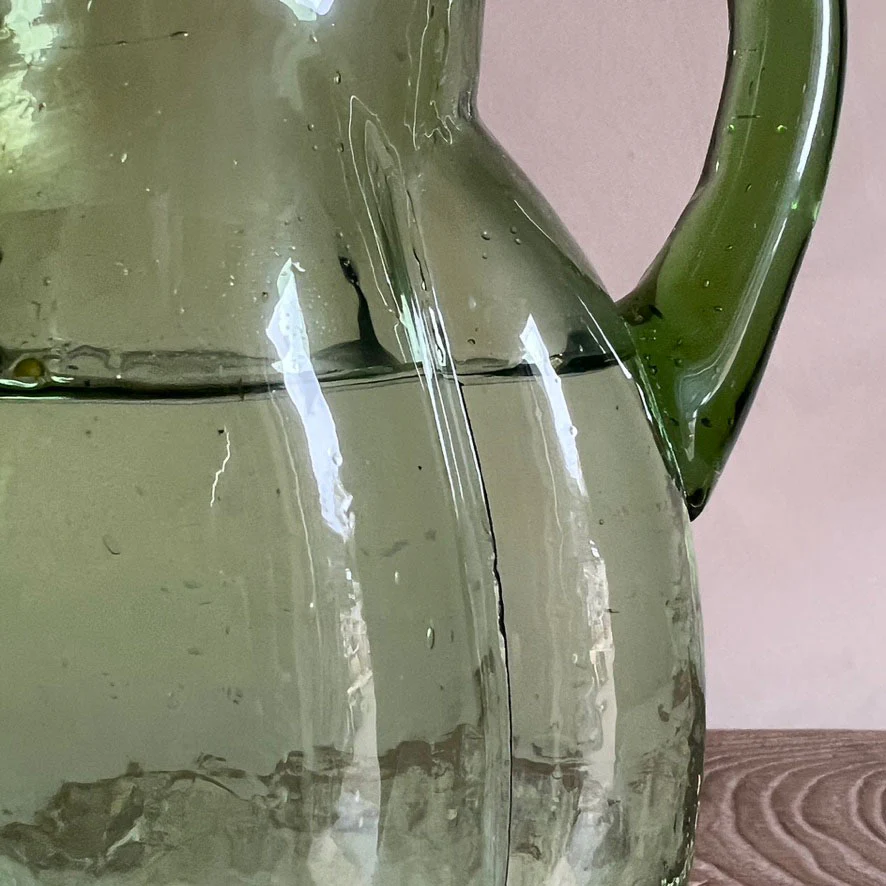Hand blown Moroccan Jug - Image 4