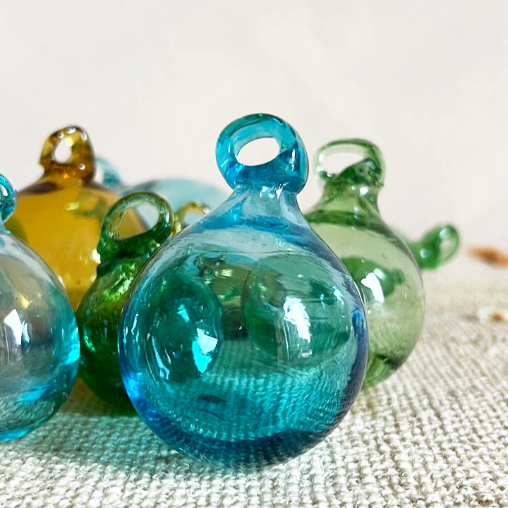 Hand Blown Small Bauble |Turq - Image 2