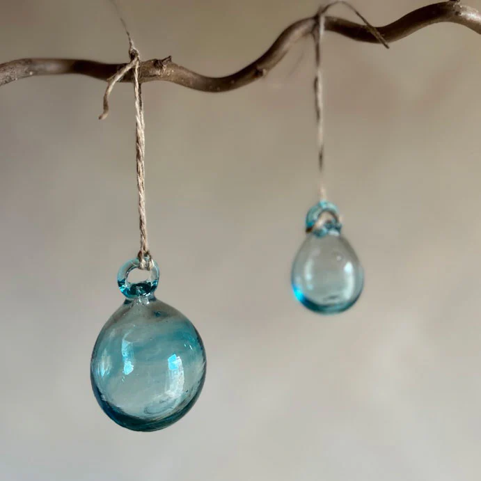 Hand Blown Small Bauble |Turq - Image 3