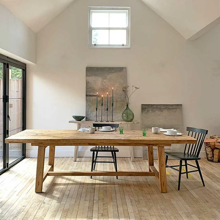 Hand Crafted Salvaged Dining Table - Image 3