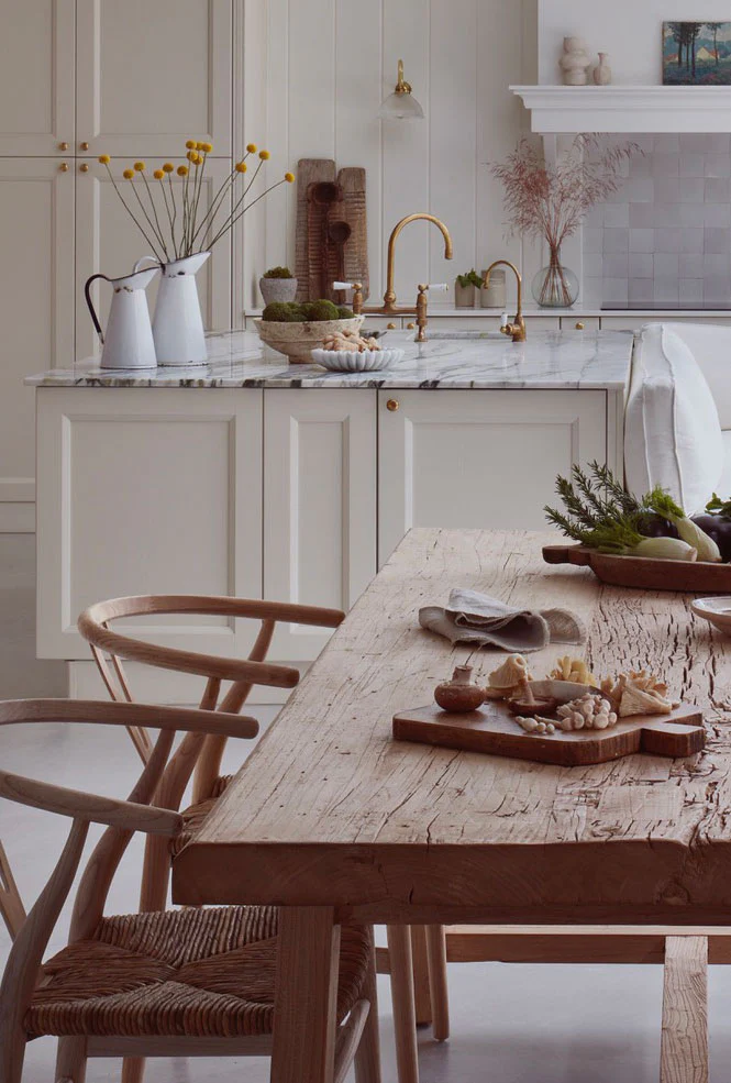 Hand Crafted Salvaged Dining Table - Image 4