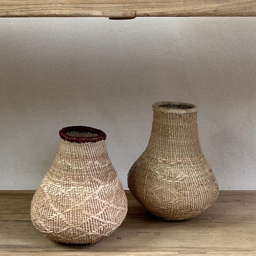Hand woven african Batonga Basket 30cm - Image 4