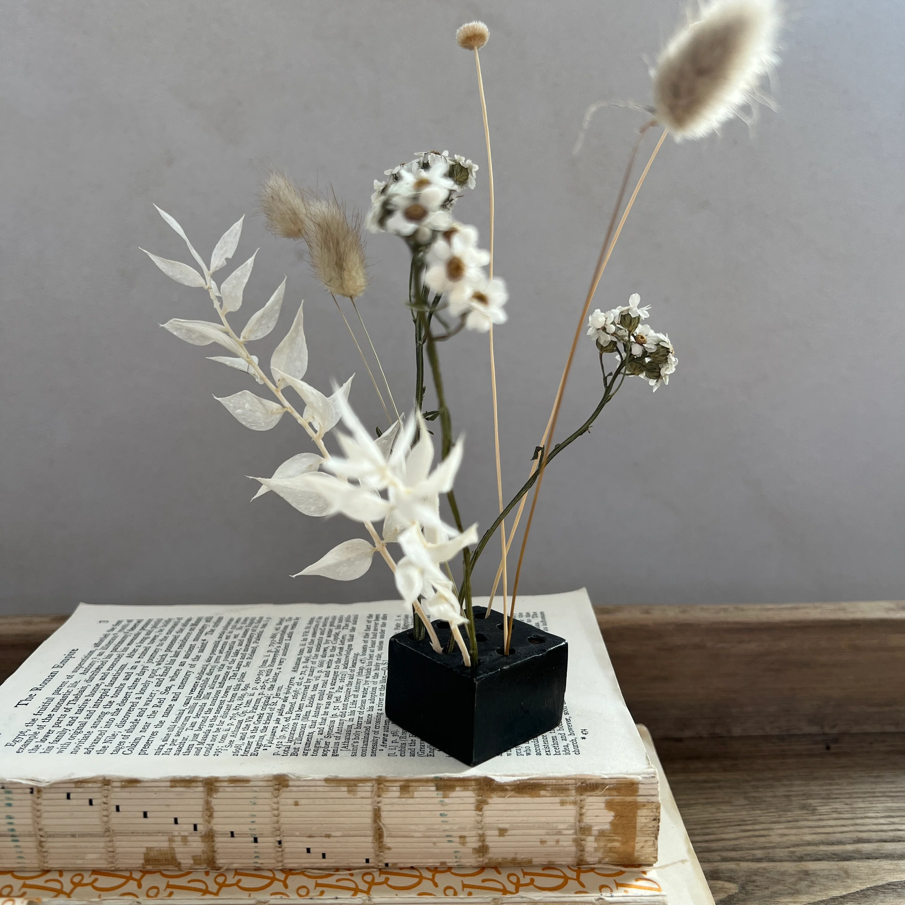 Handforged Metal Flower Pin - Image 3