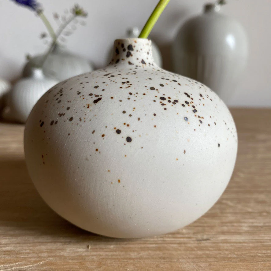 Handmade ceramic vase Freckle - Image 4