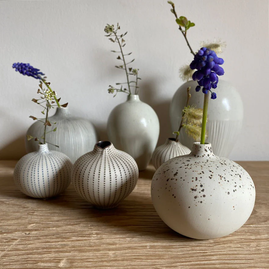 Handmade ceramic vase Freckle - Image 5
