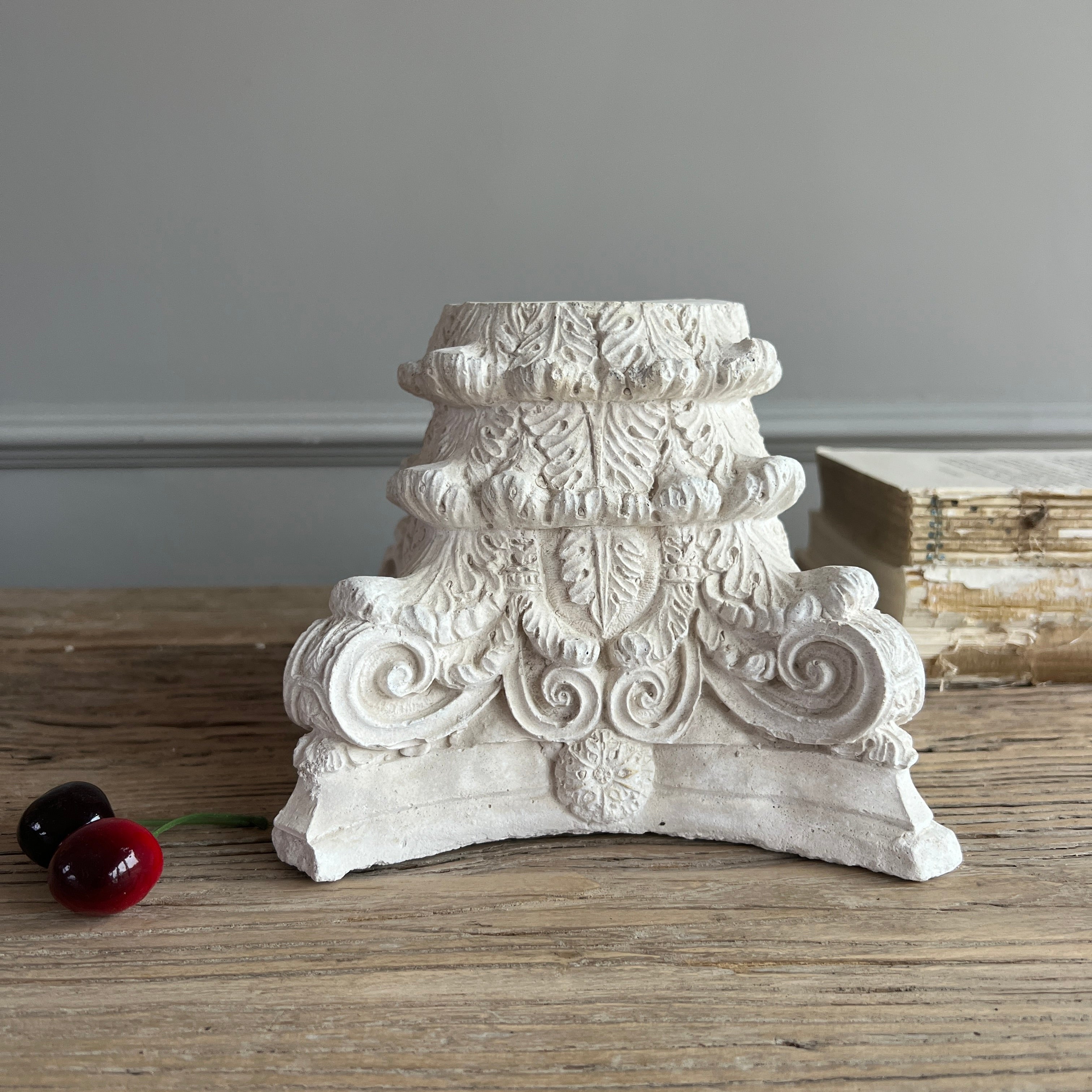 Handmade Plaster Capital Plinth - Image 3