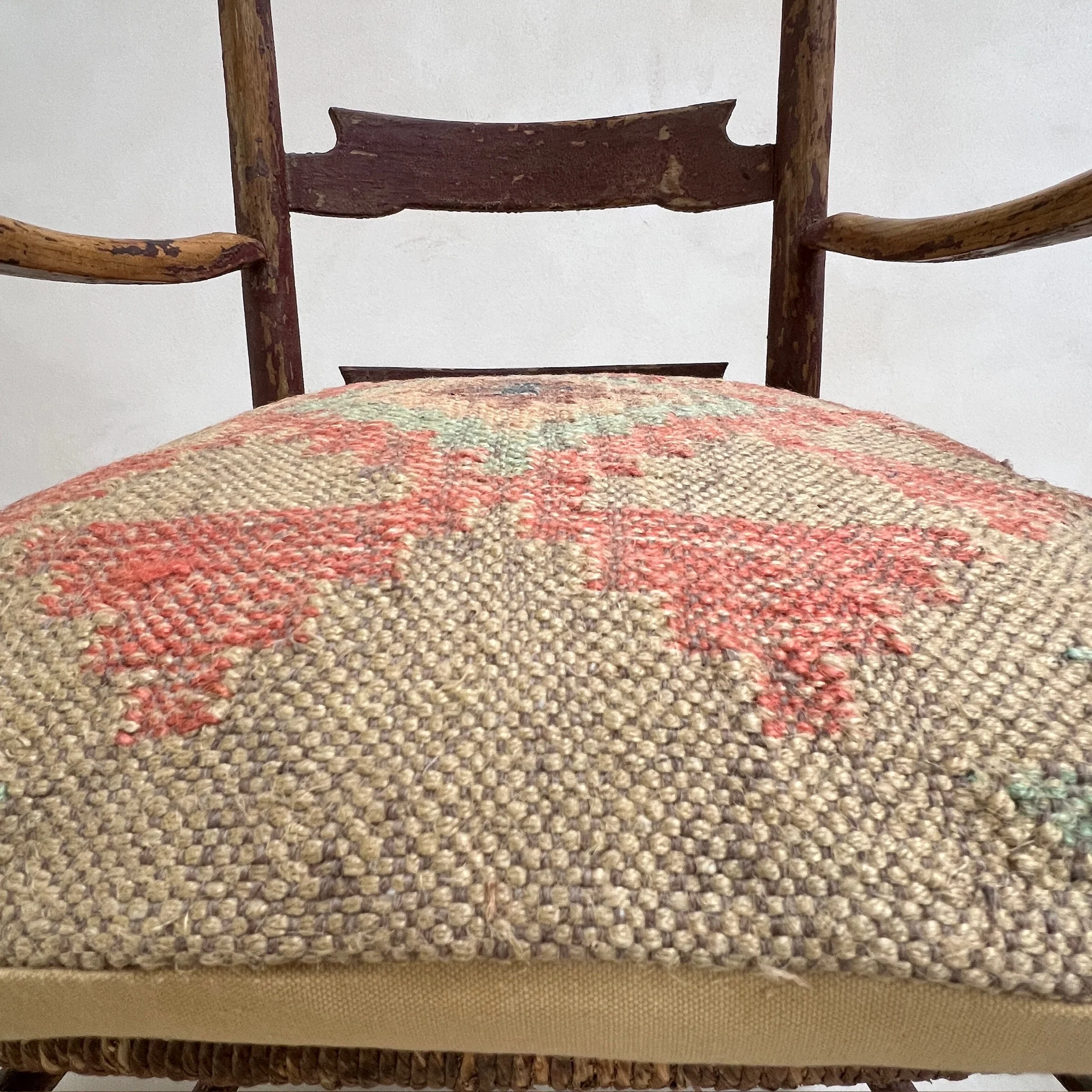 Handwoven Kilim Cushion | Red - Image 4