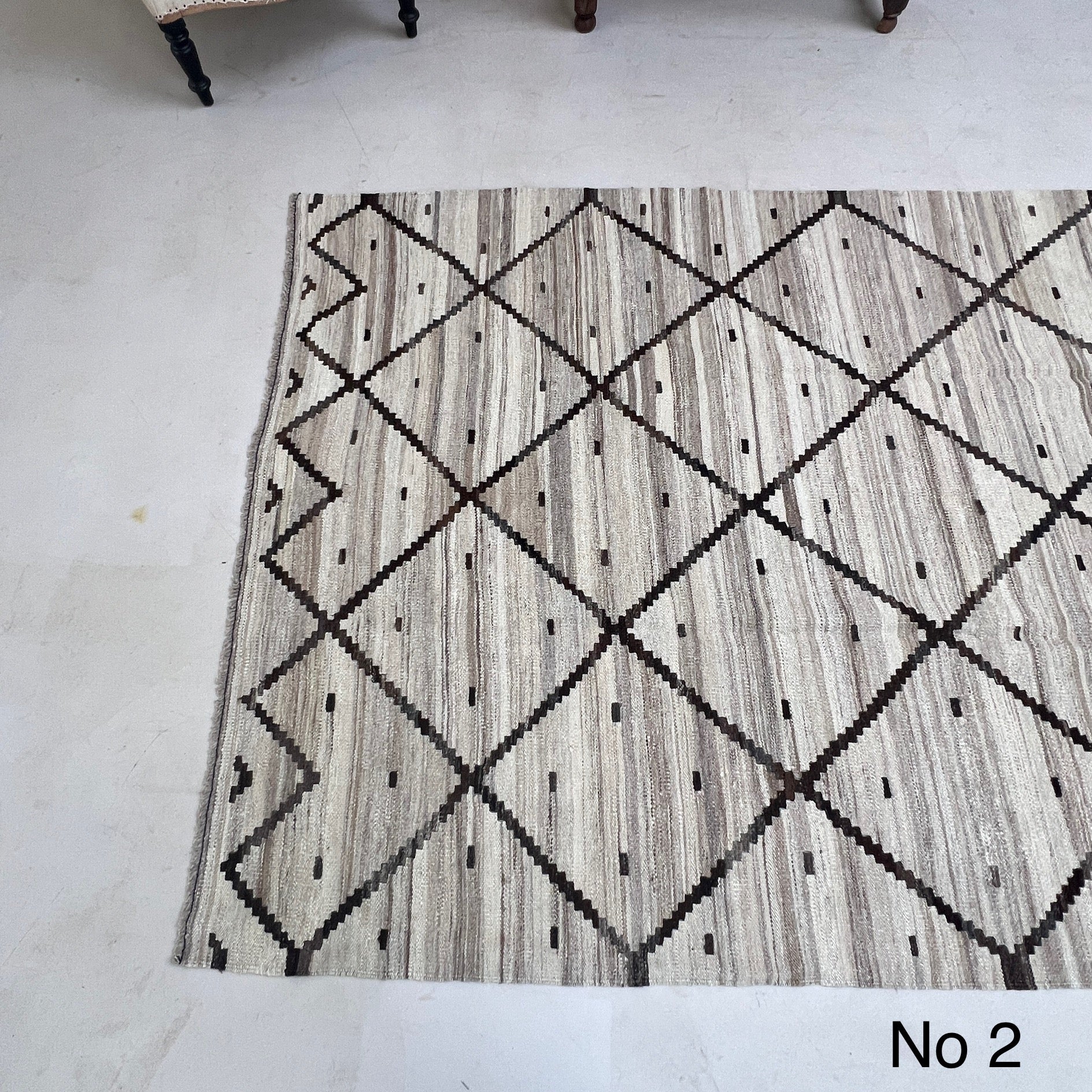 Handwoven Kilim Rug ADA Cream - Image 8