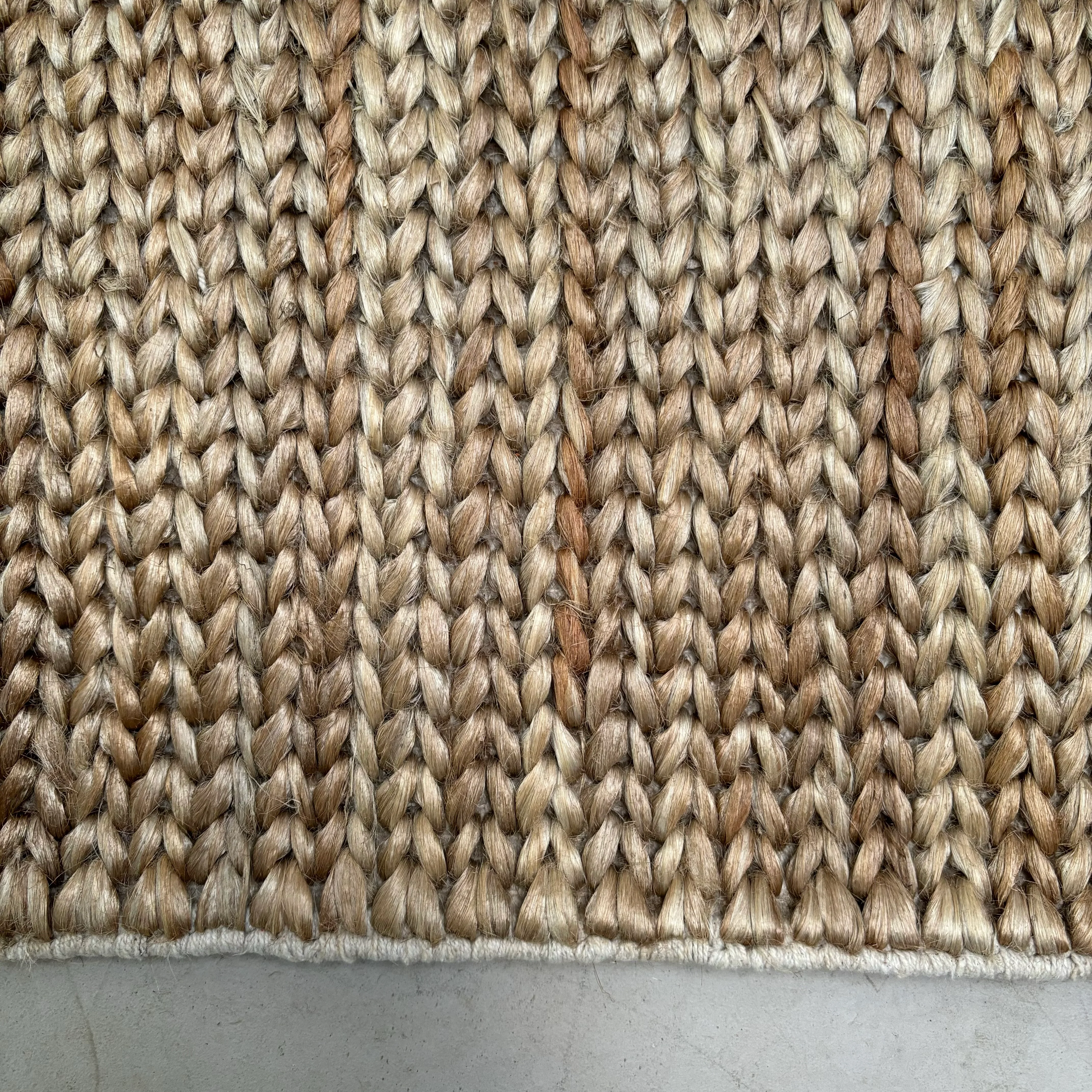 Hemp and Cotton rug 170 x 240cm | Jute - Image 10