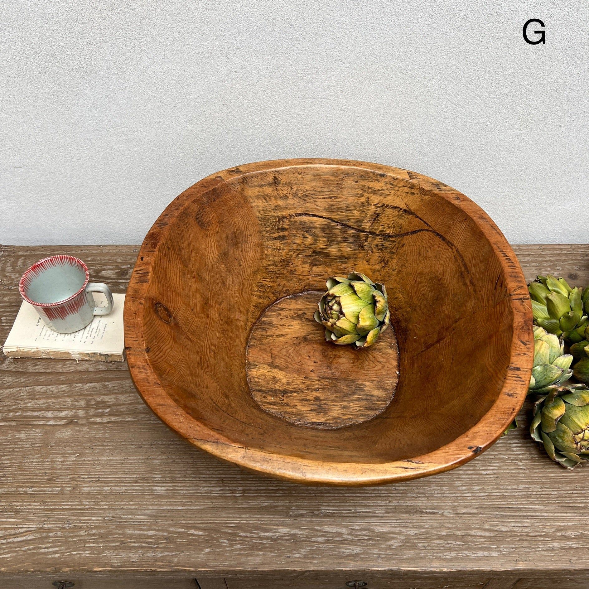 Antique wooden Dough Bowls - Image 12
