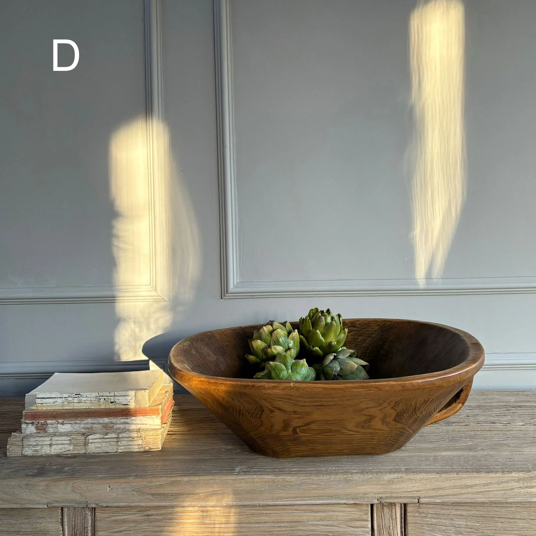 Antique wooden Dough Bowls - Image 6