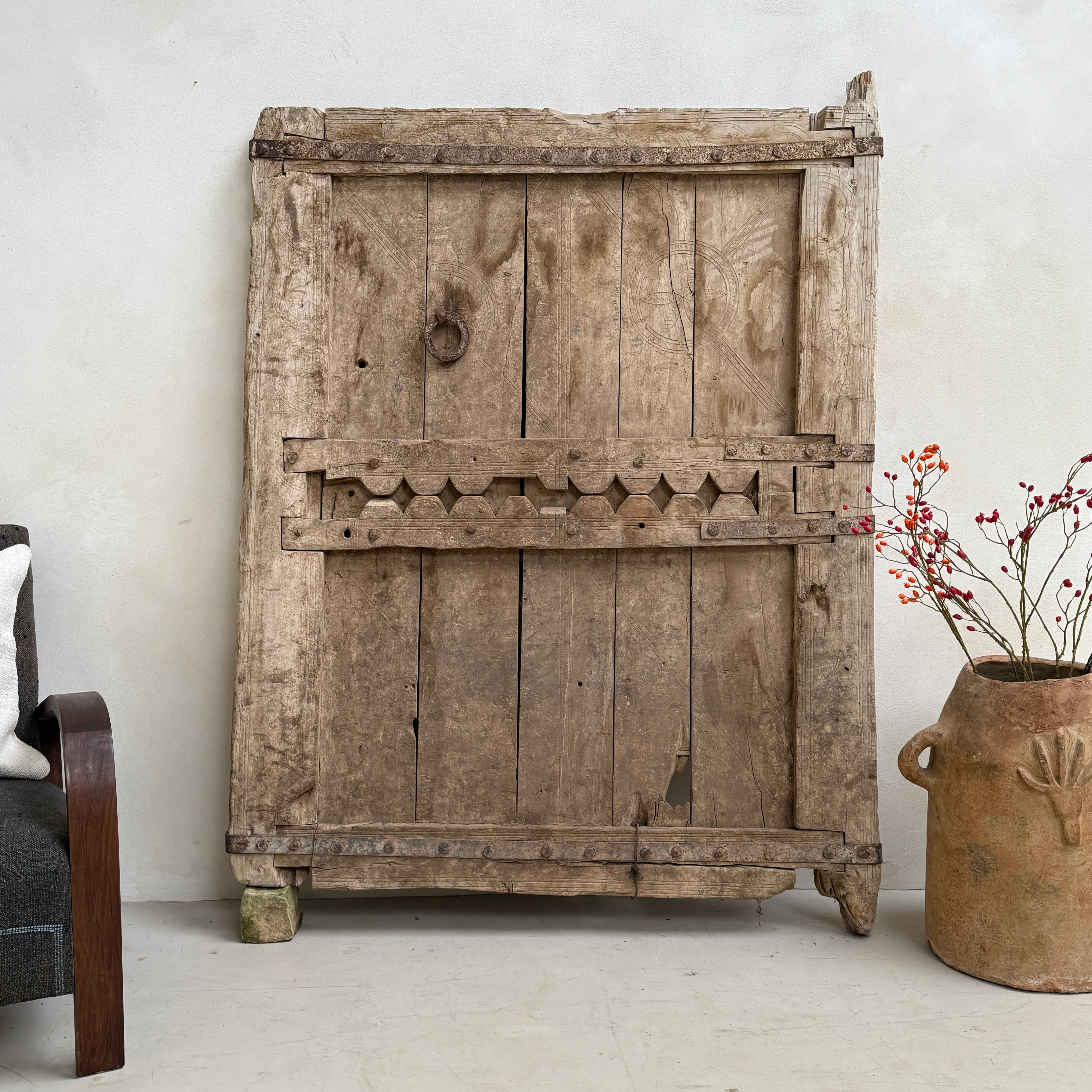 Large Antique Moroccan Door No:4 - Image 3