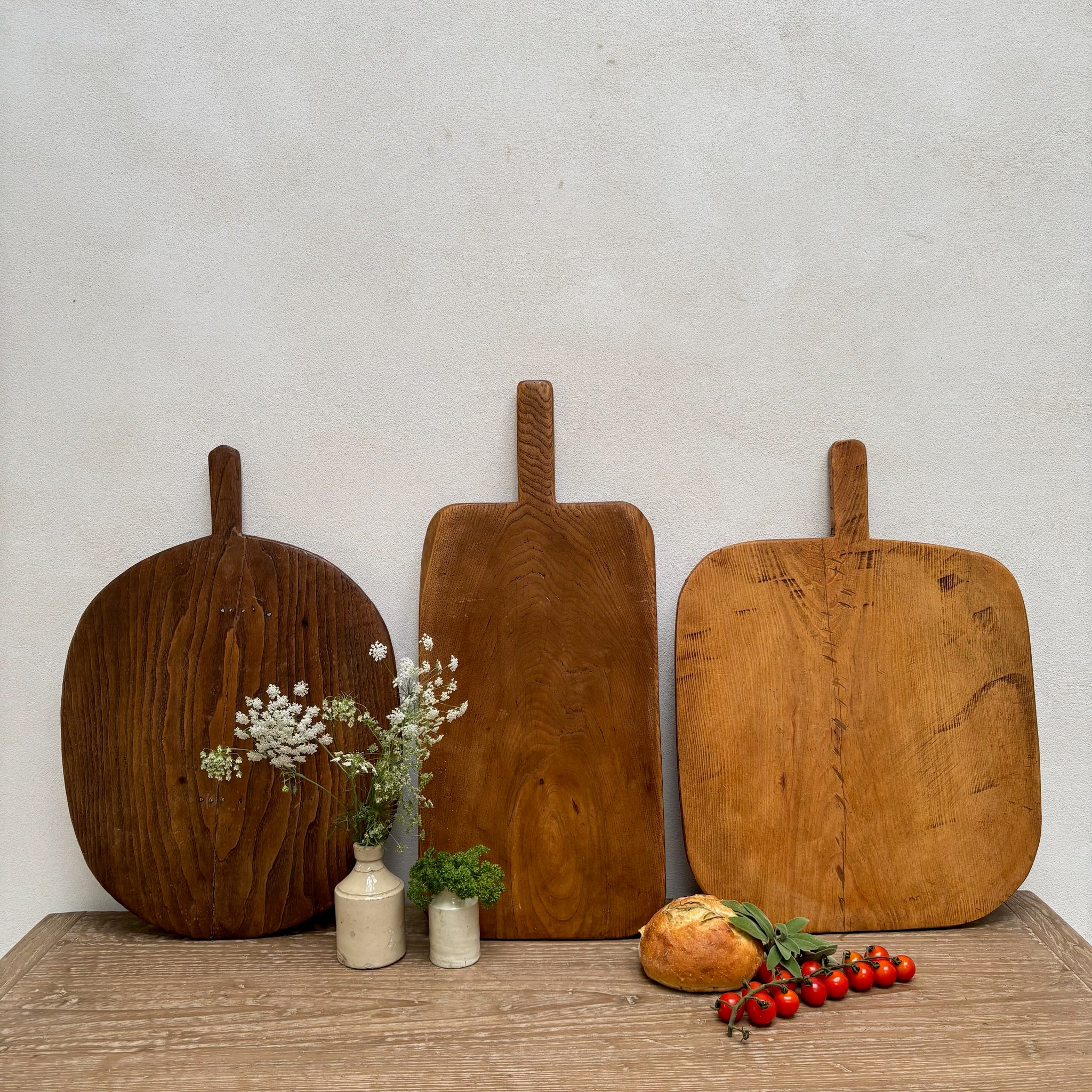 Large Antique Rustic Breadboard (Select from photo)