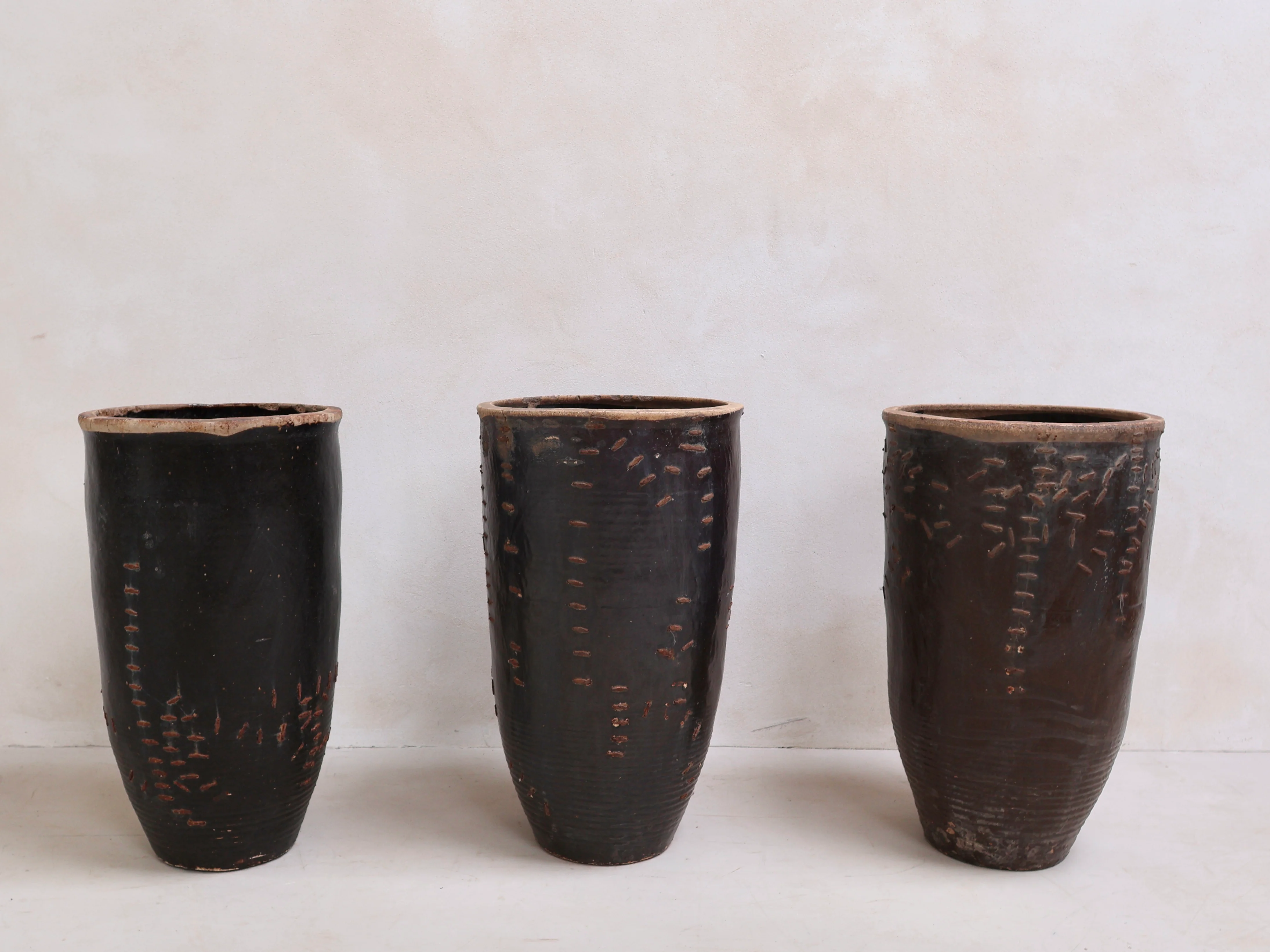 Large antique Shanxi preserve pot planter - Image 5