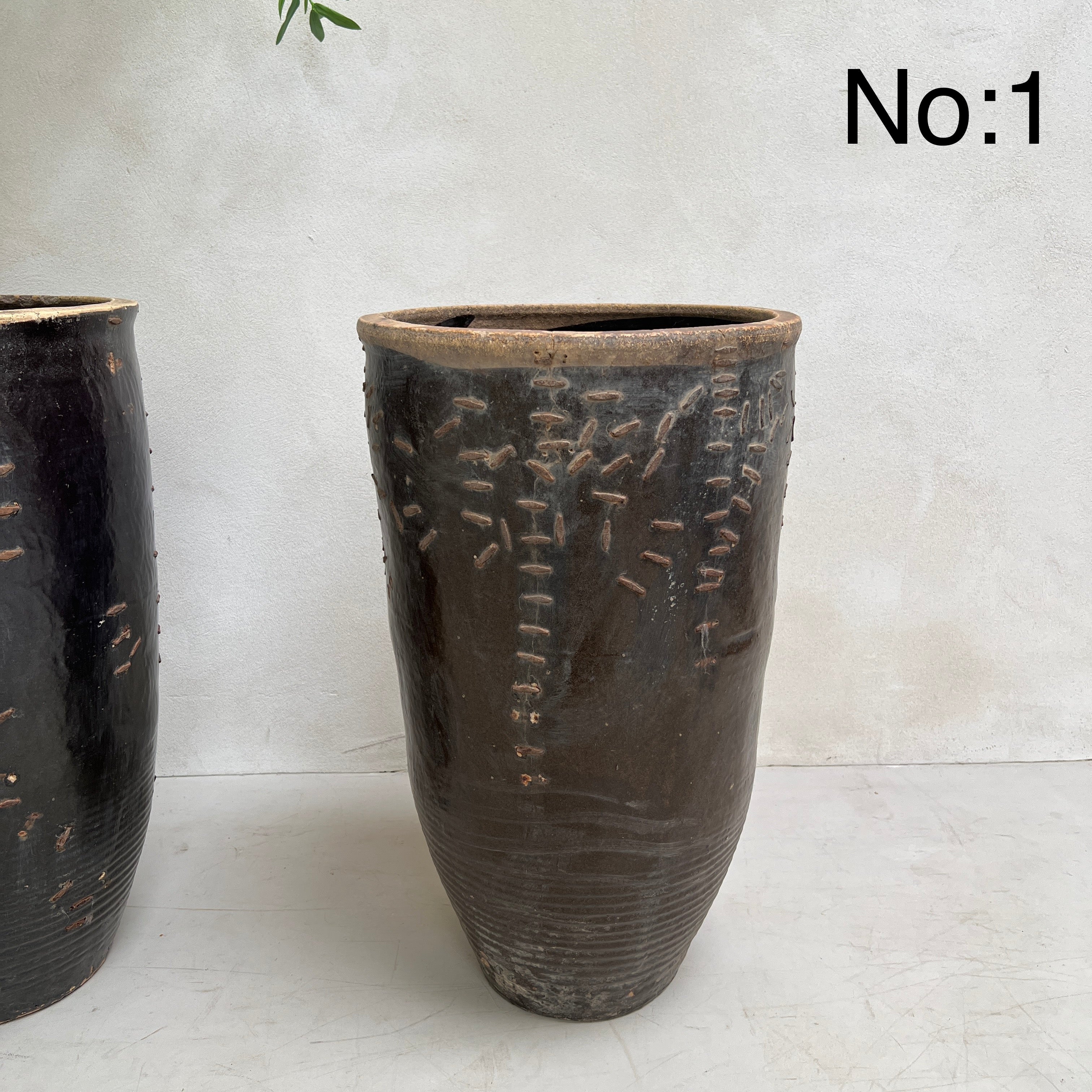 Large antique Shanxi preserve pot planter - Image 8