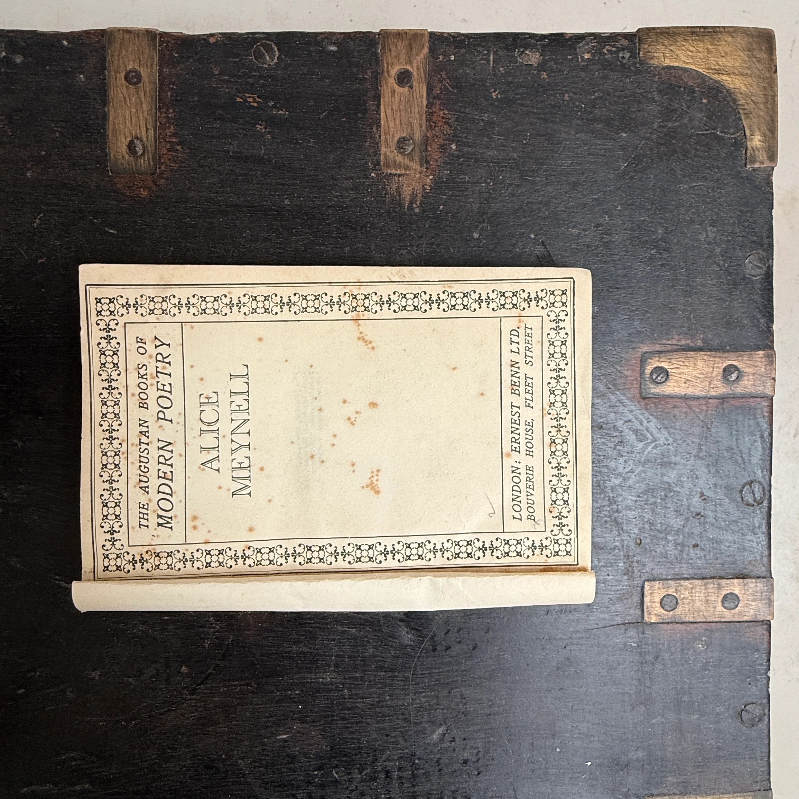 Large Antique Teak Merchant’s Trunk | Frieth - Image 6
