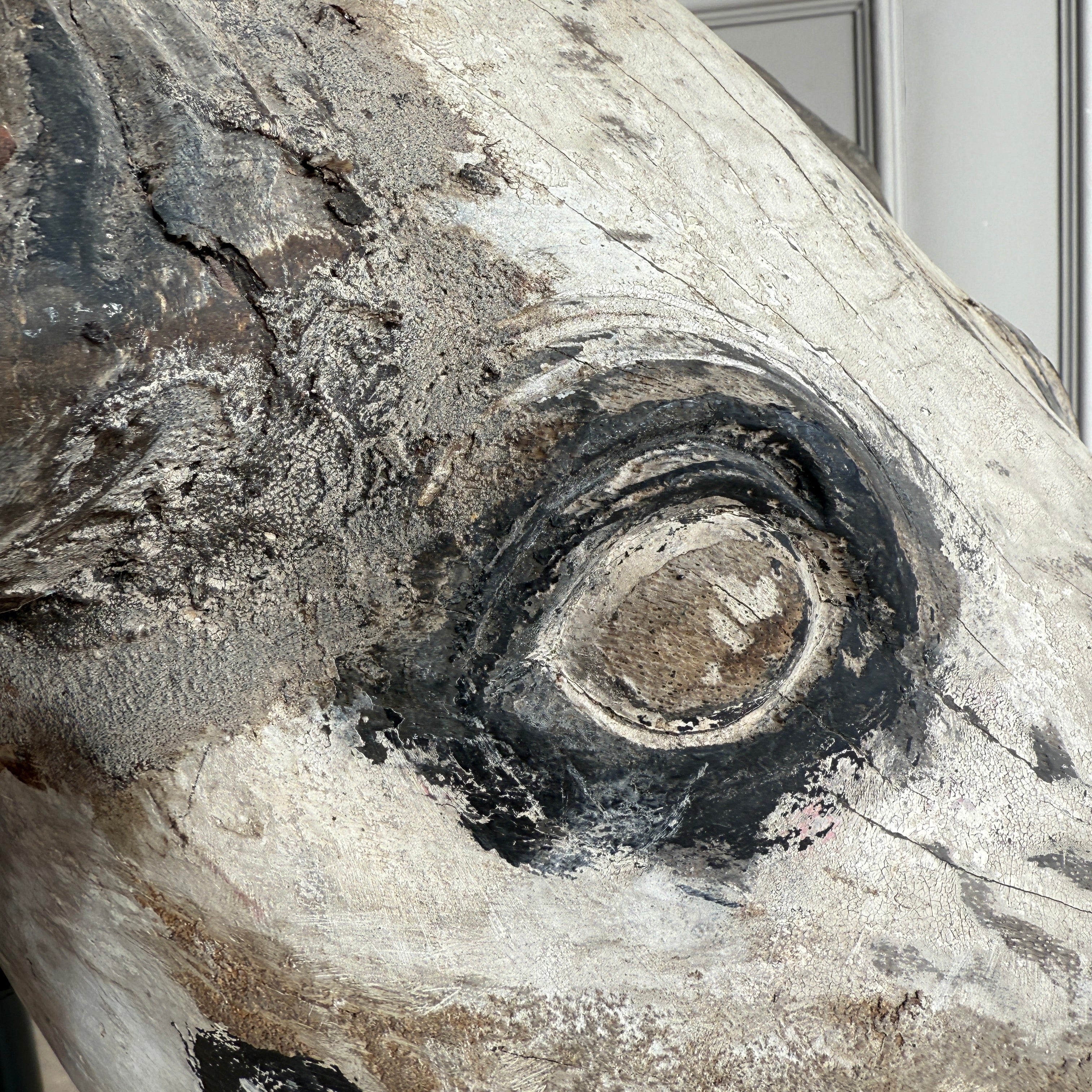 Large Antique Water Buffalo Head Sculpture - Image 2
