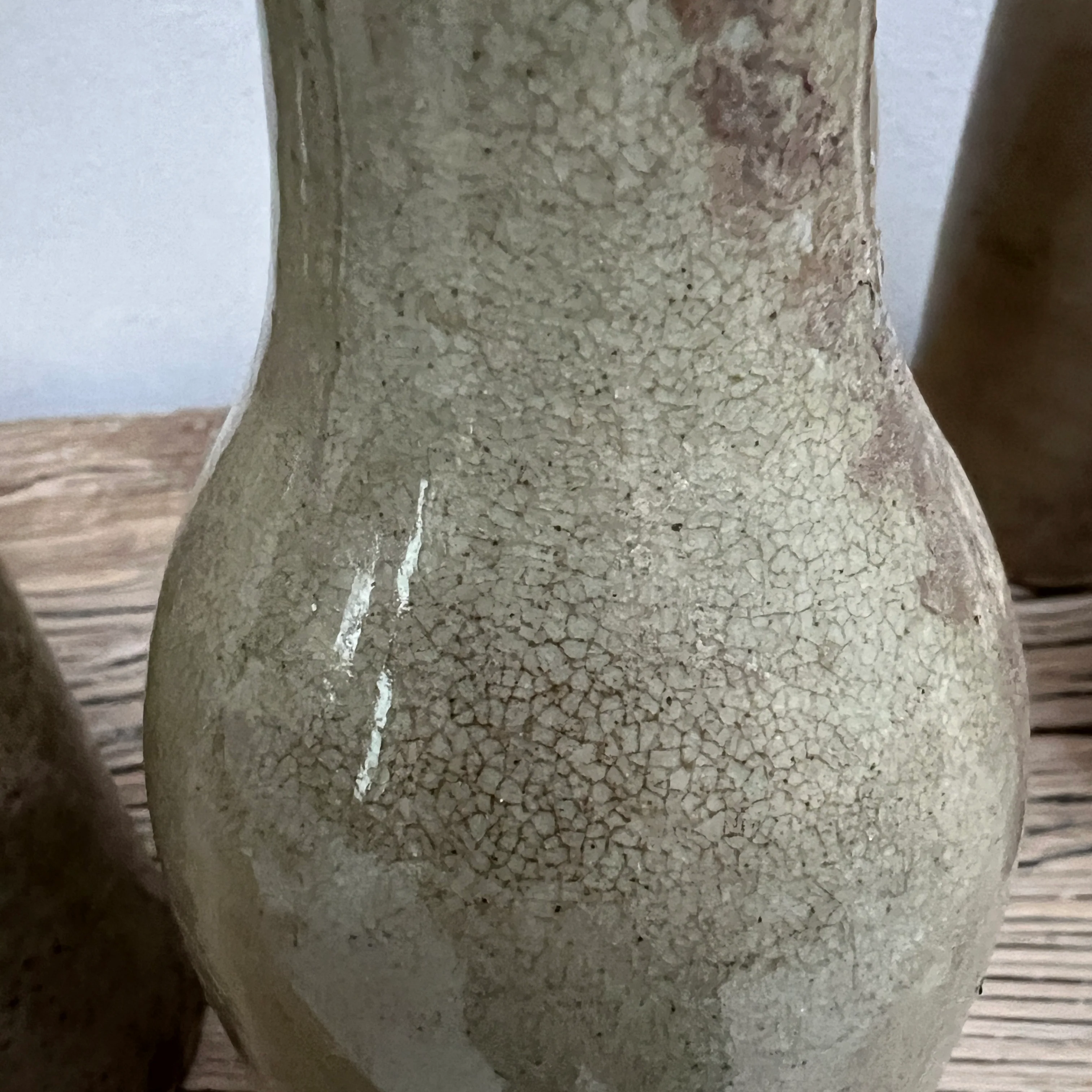 Large French Stone Wine Bottle - Image 5