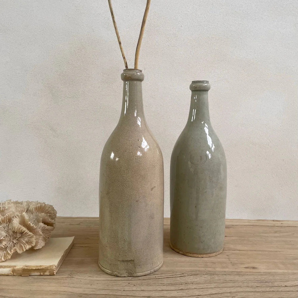 Large French Stone Wine Bottle - Image 7