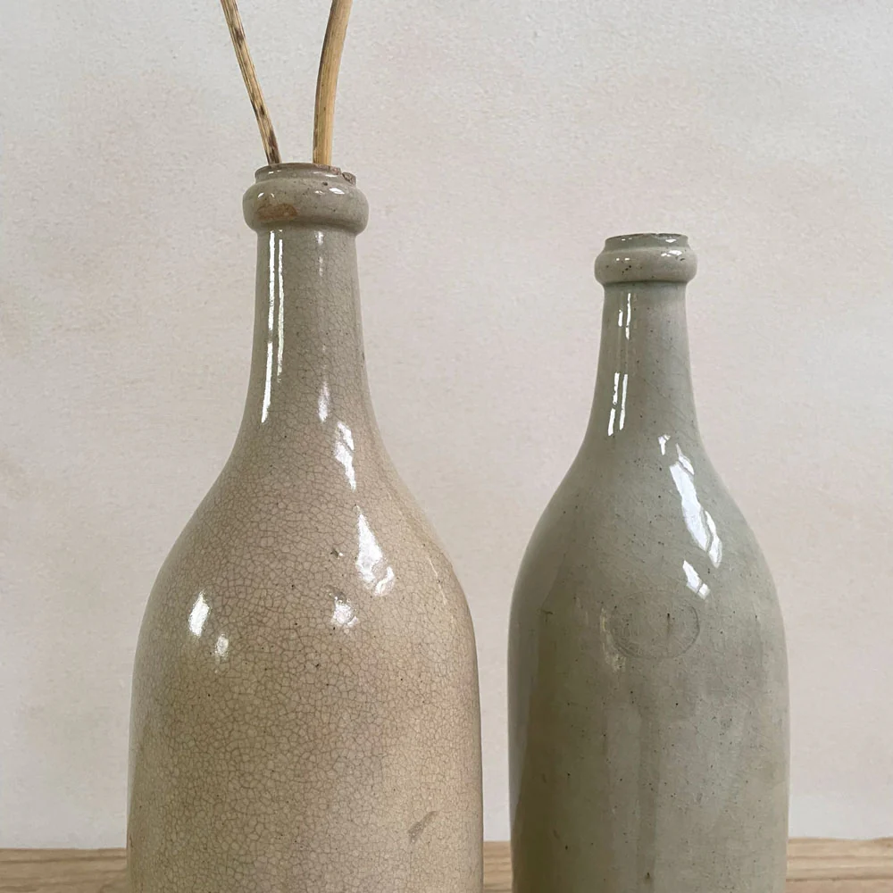 Large French Stone Wine Bottle - Image 8