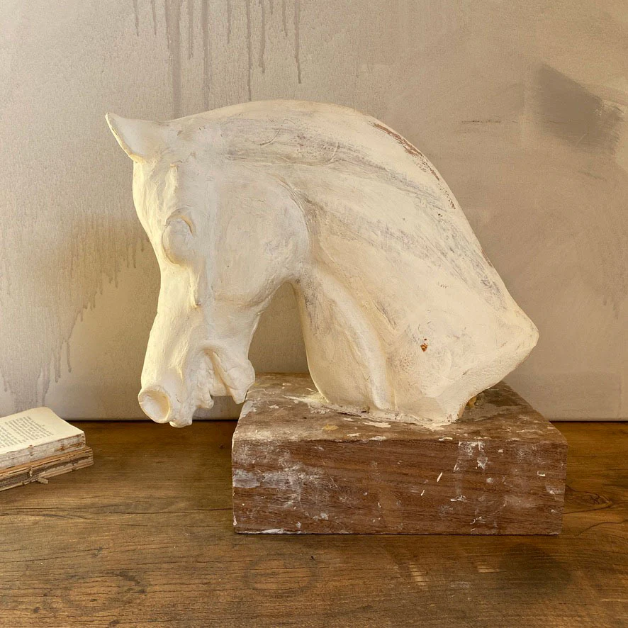 Large Hand Carved Horse Head | Bailiey - Image 3