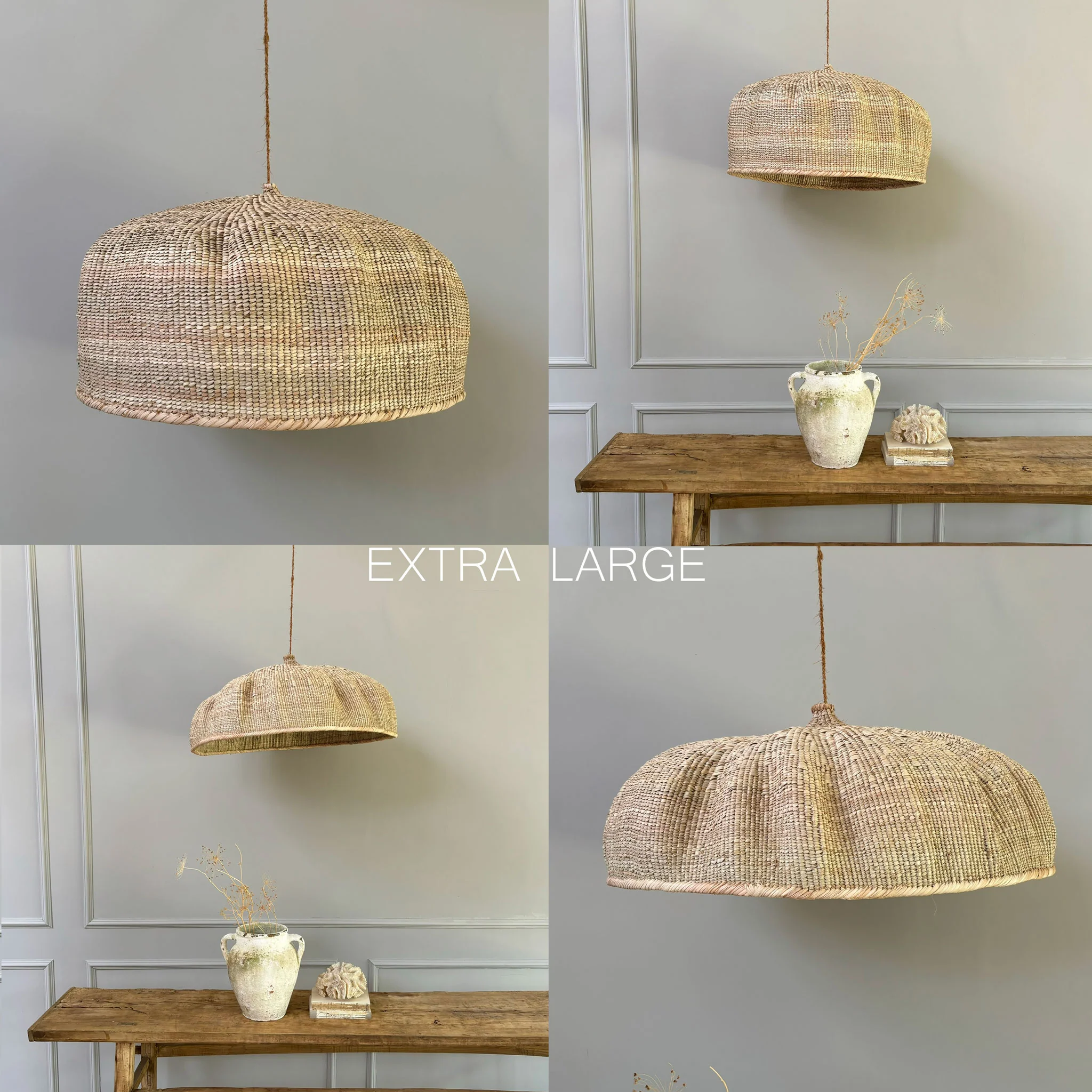 Large hand woven African lampshade - Image 3
