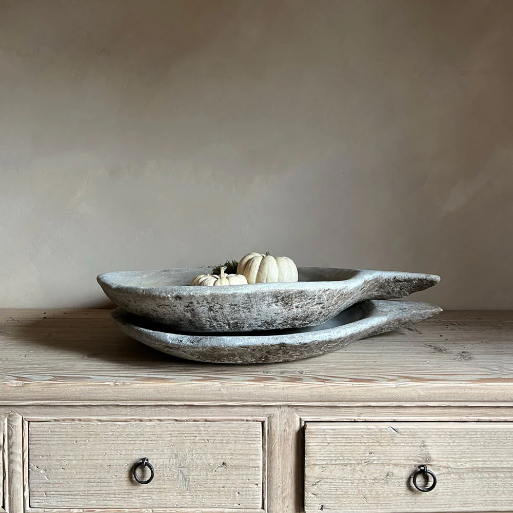 Large marble antique plate - Image 7