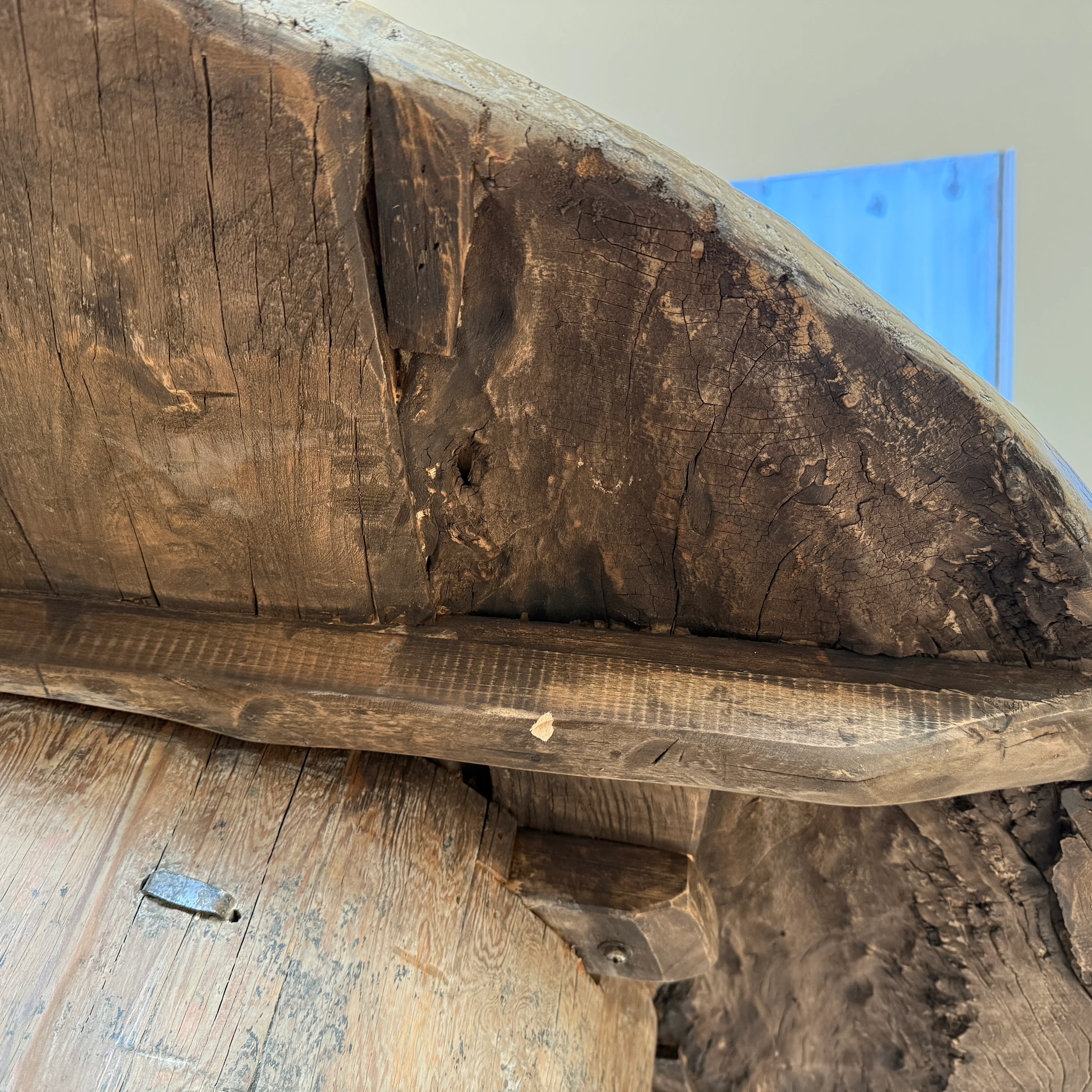 Rustic Timber Round Dining Table | Harrogate - Image 11