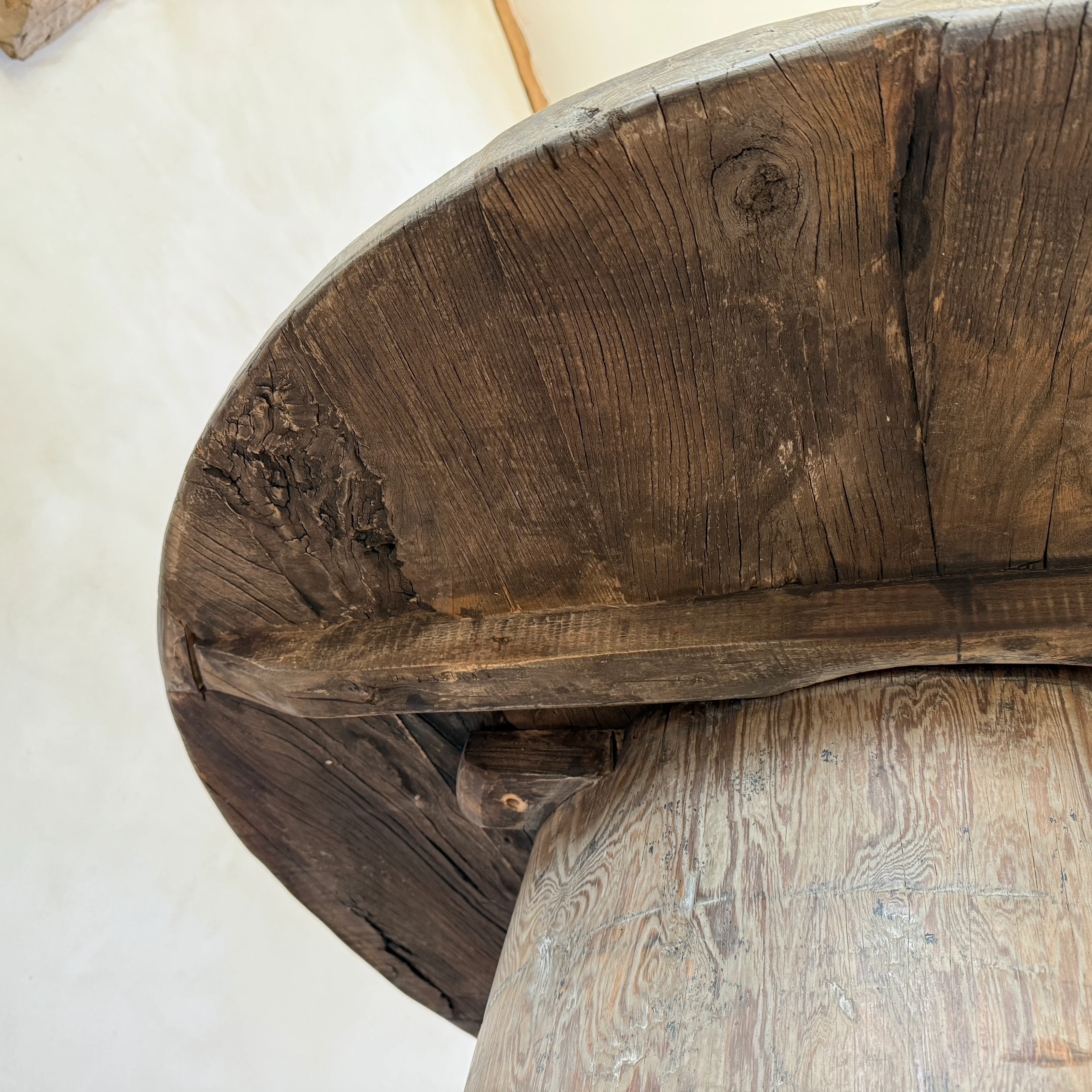 Rustic Timber Round Dining Table | Harrogate - Image 12