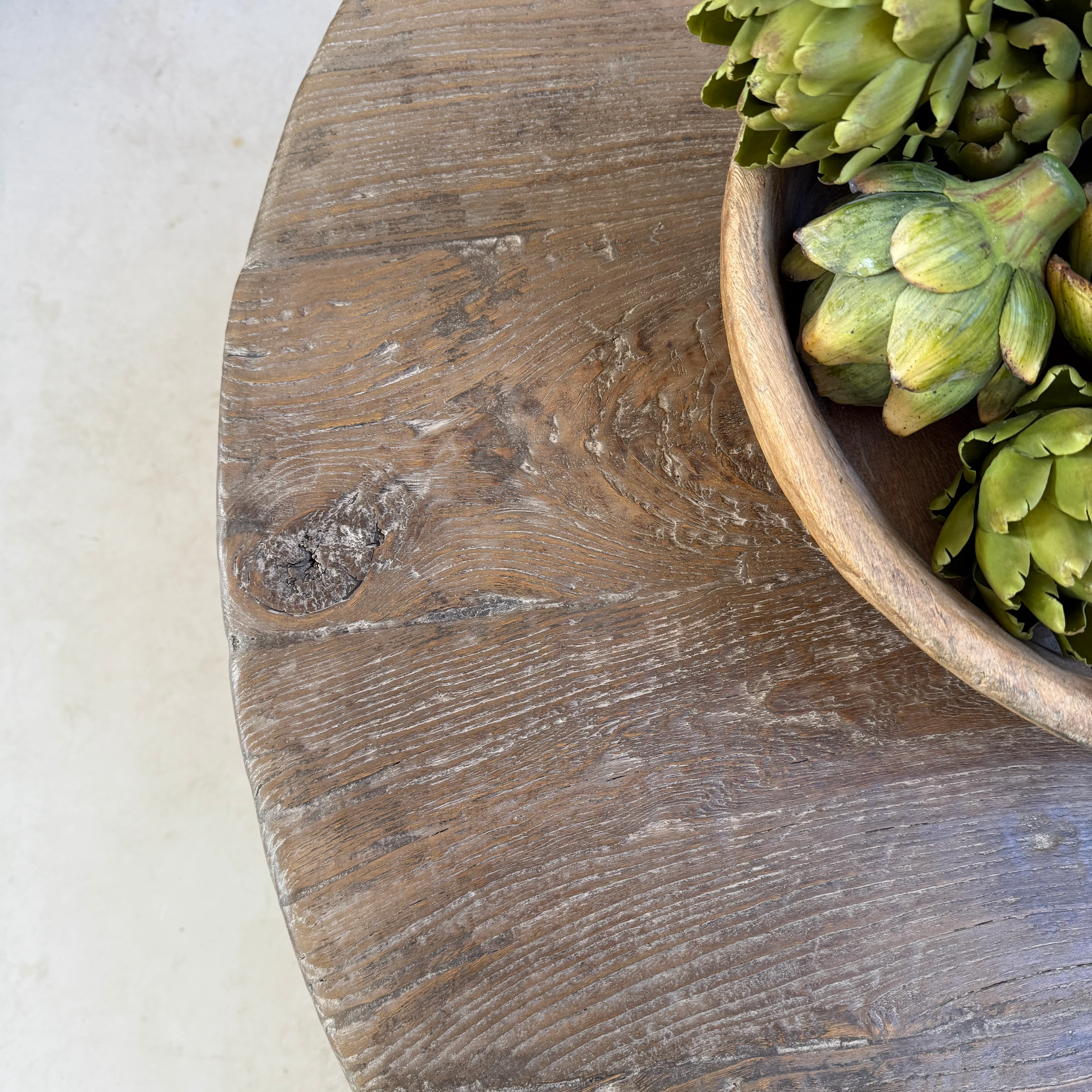Rustic Timber Round Dining Table | Harrogate - Image 7