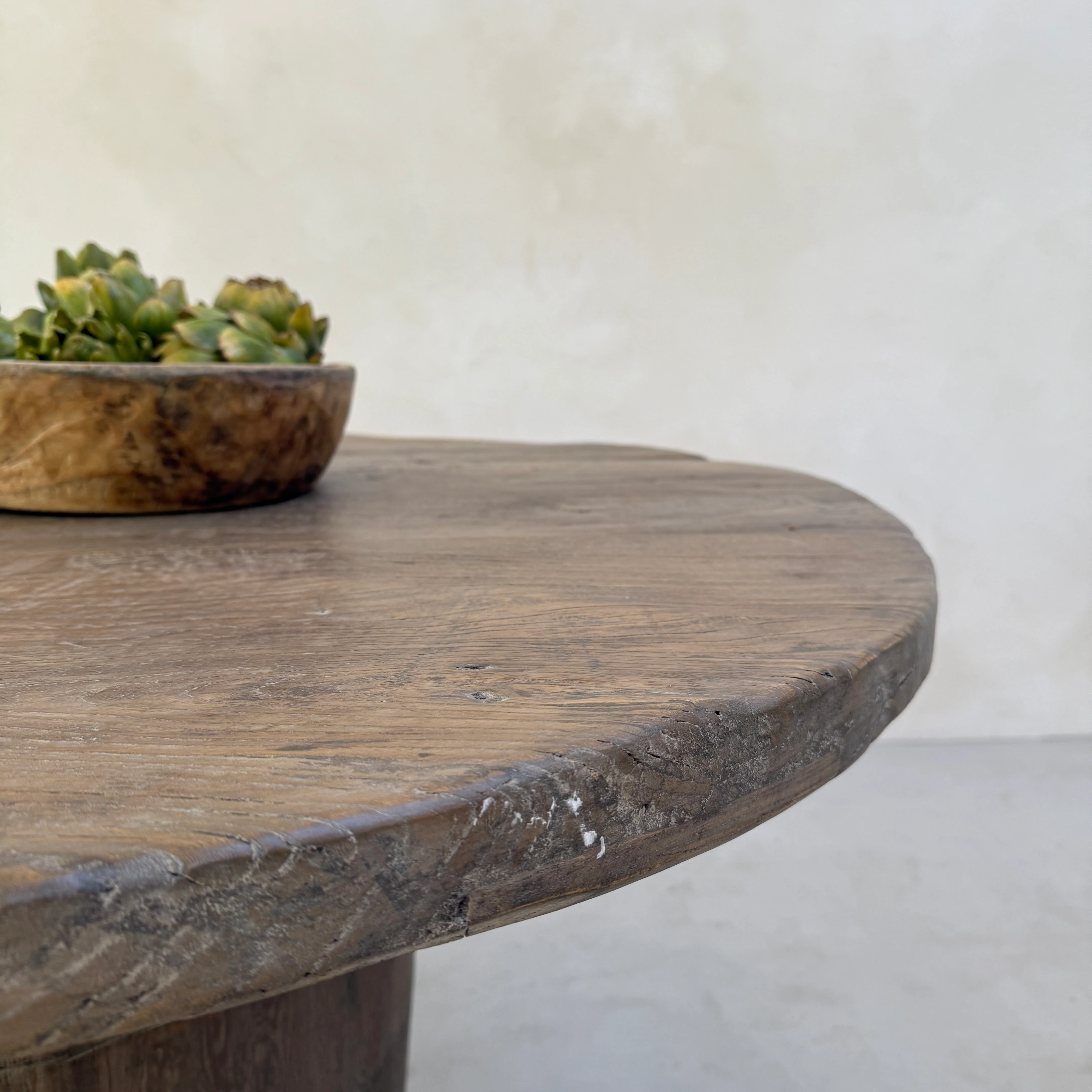 Rustic Timber Round Dining Table | Harrogate - Image 8